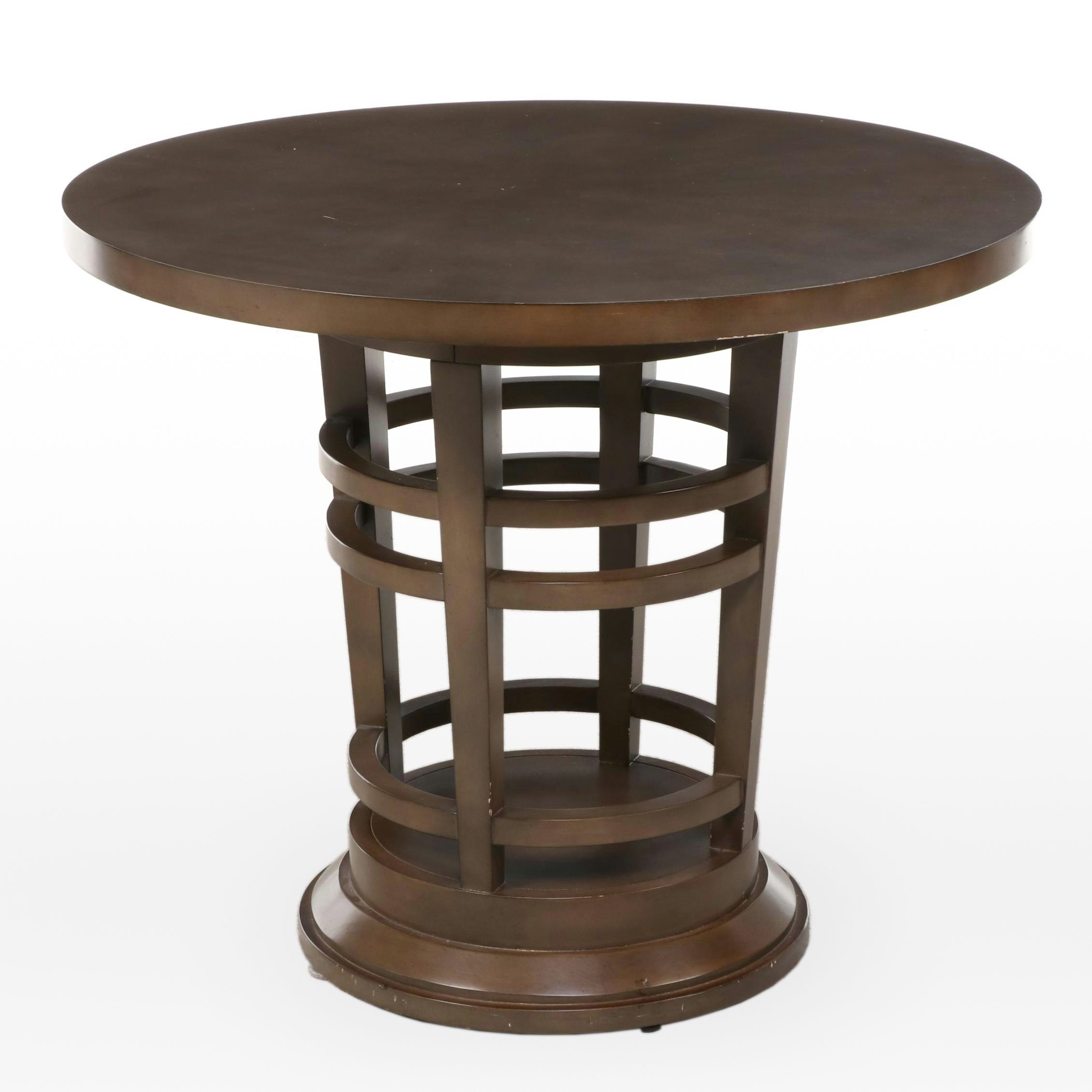 Fairfield Chair Furniture Hardwood Pedestal Dining Table