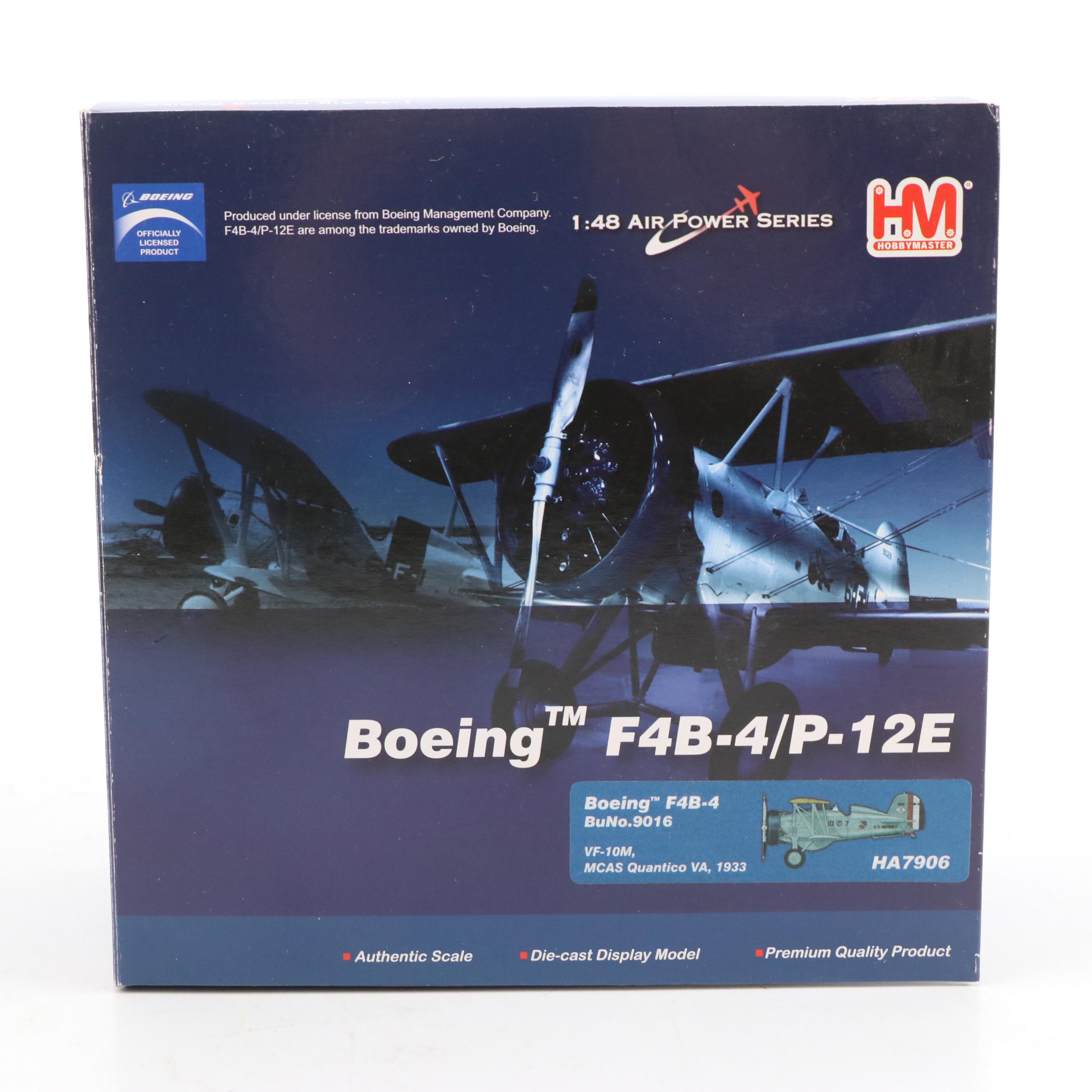 Hobbymaster Biplane & WWII Era Model Planes with Ertl Douglas DC-3 Diecast Model