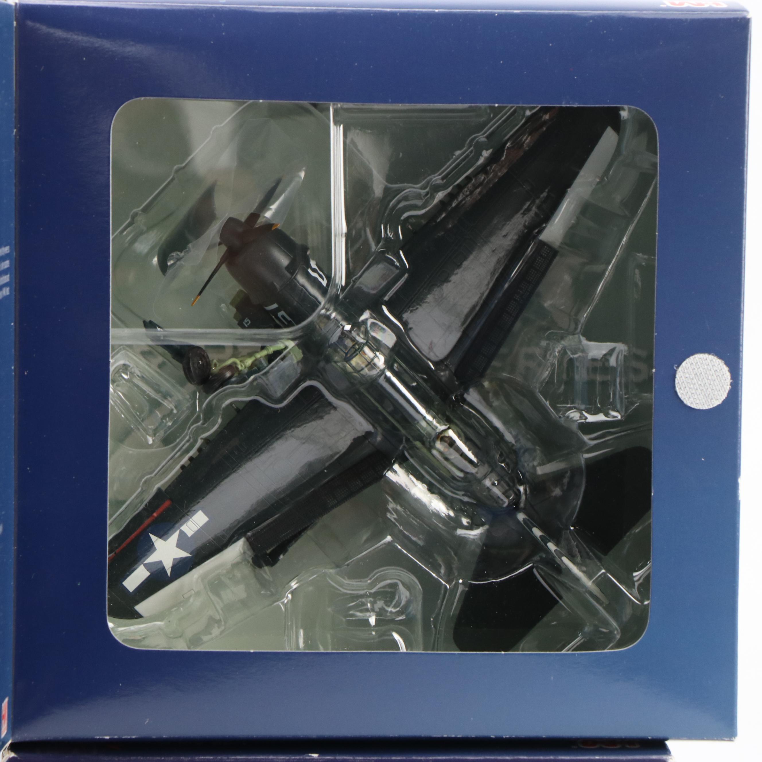 Hobbymaster Biplane & WWII Era Model Planes with Ertl Douglas DC-3 Diecast Model