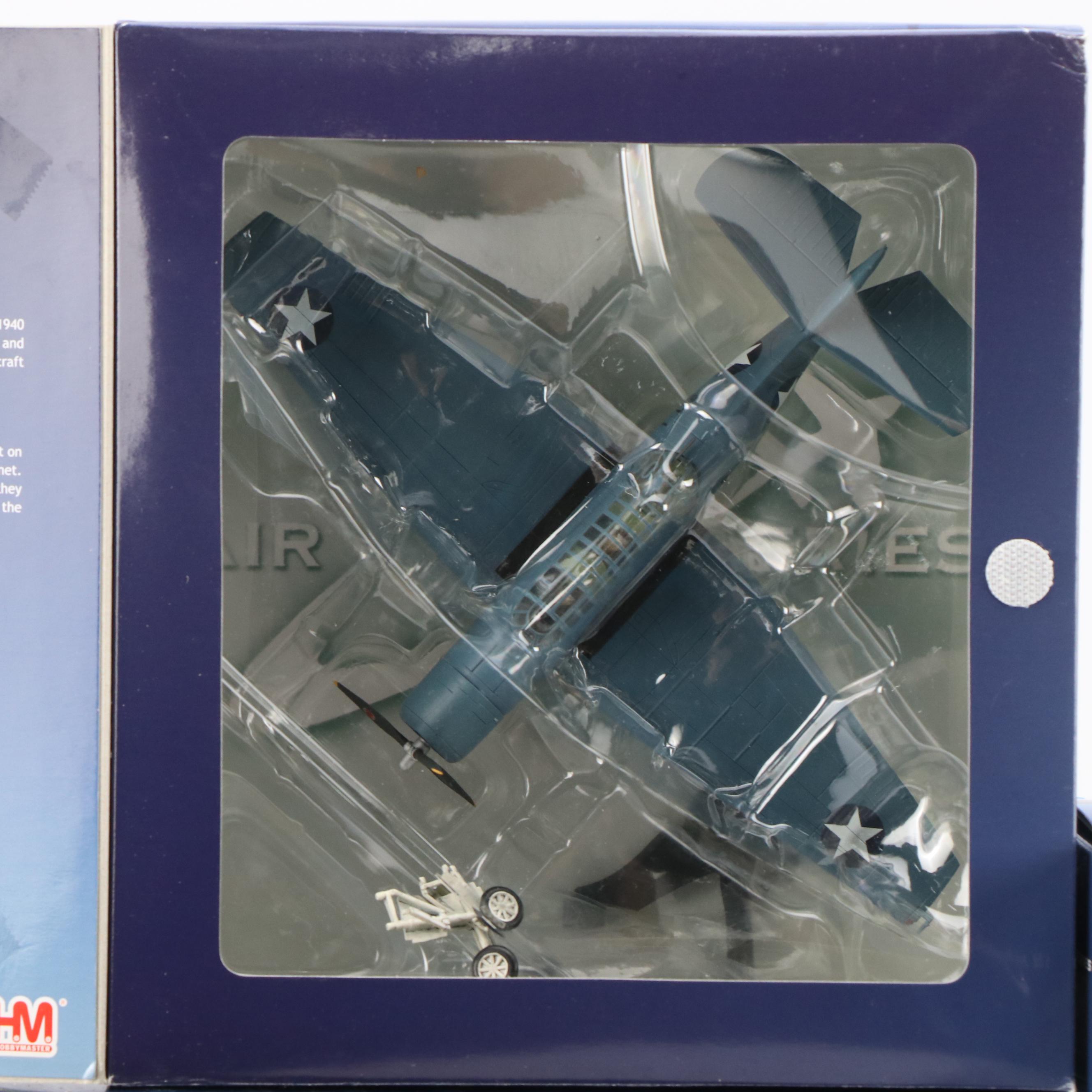 Hobbymaster Biplane & WWII Era Model Planes with Ertl Douglas DC-3 Diecast Model