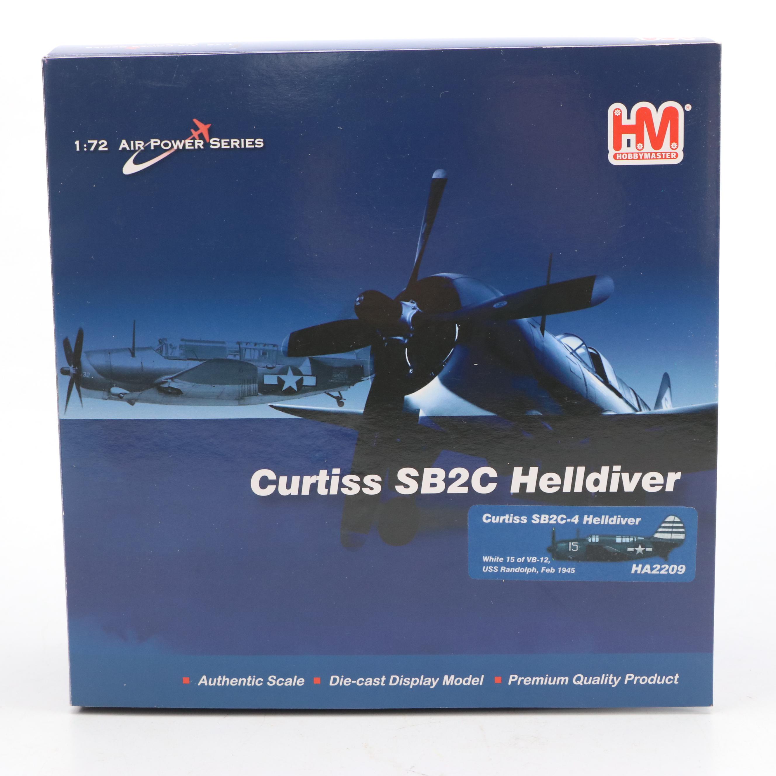 Hobbymaster Biplane & WWII Era Model Planes with Ertl Douglas DC-3 Diecast Model