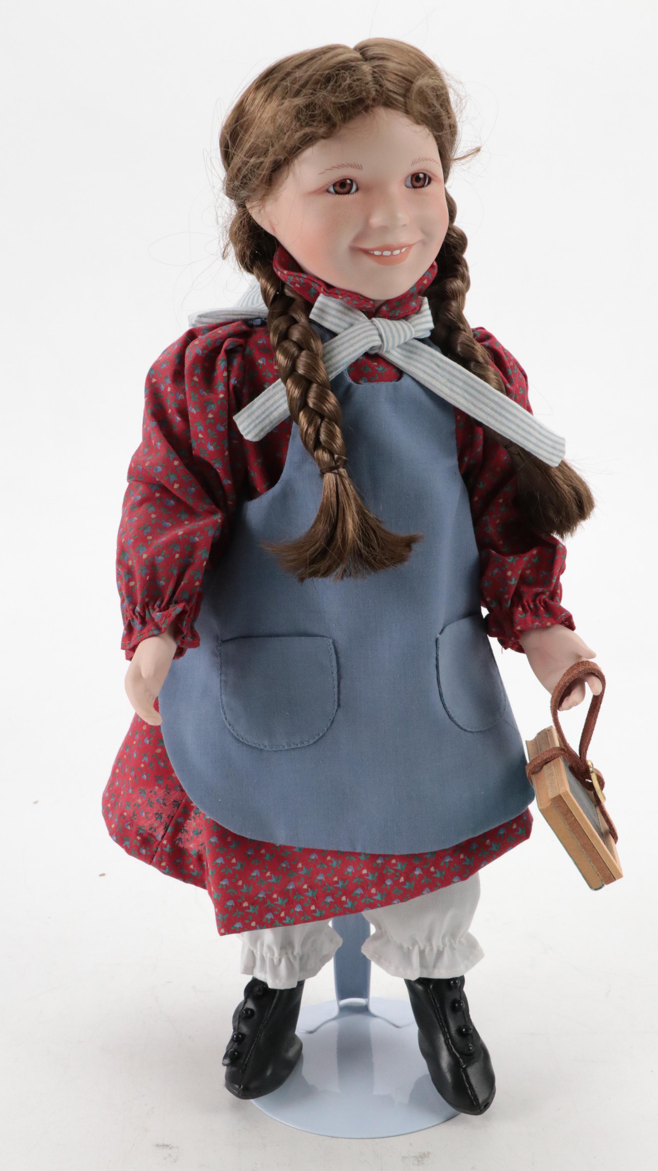 Delafield "Molly" and Ashton-Drake "Laura" Porcelain Collector Dolls, 1990s