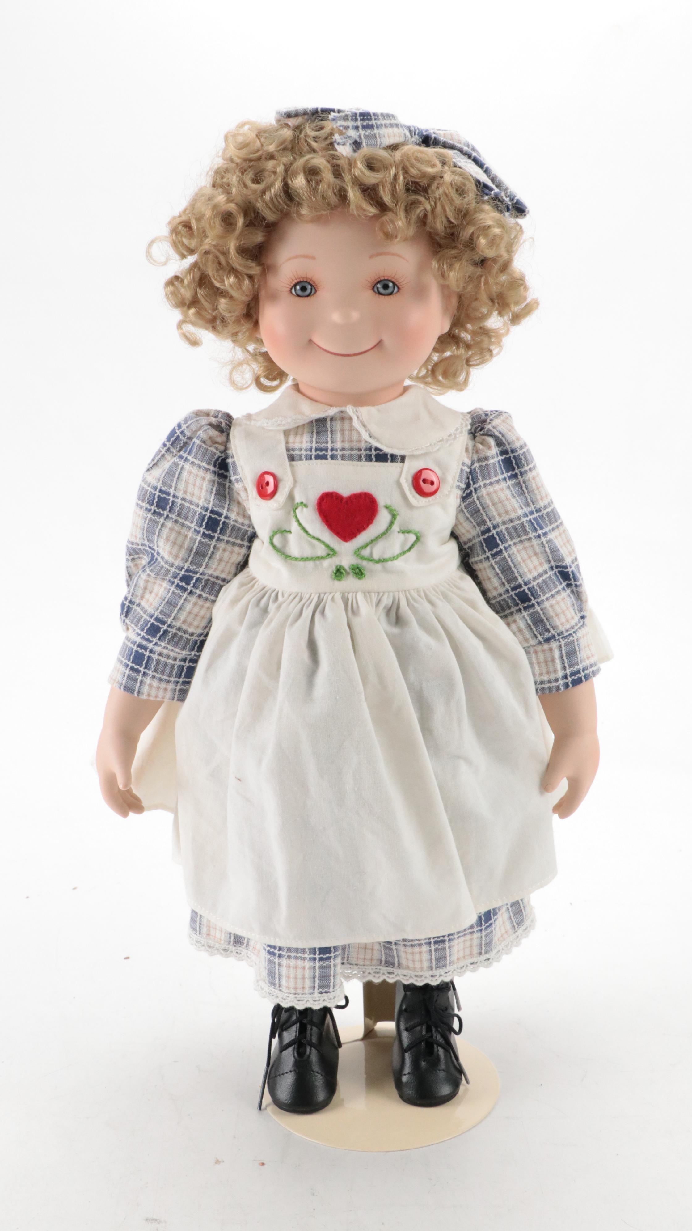 Delafield "Molly" and Ashton-Drake "Laura" Porcelain Collector Dolls, 1990s