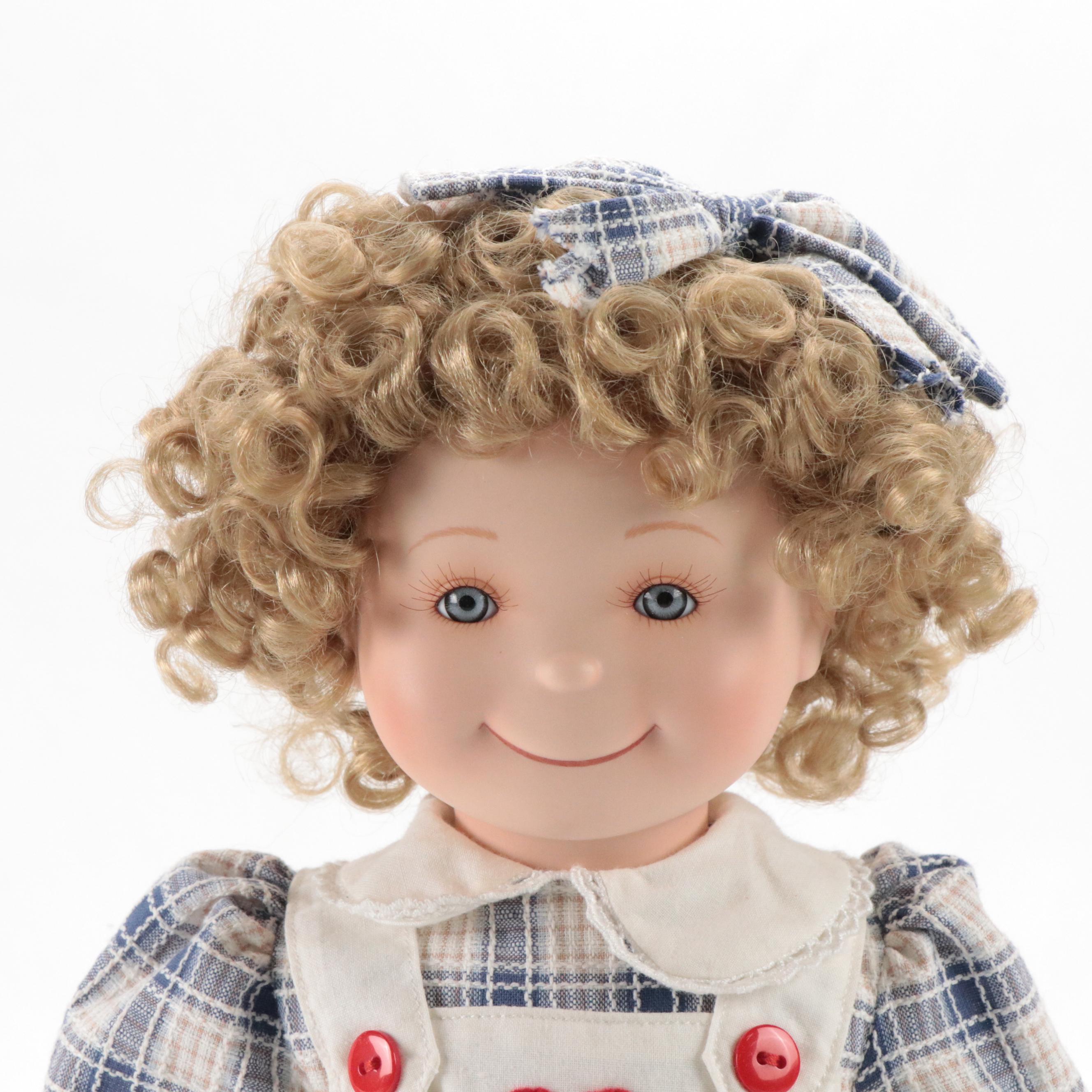 Delafield "Molly" and Ashton-Drake "Laura" Porcelain Collector Dolls, 1990s