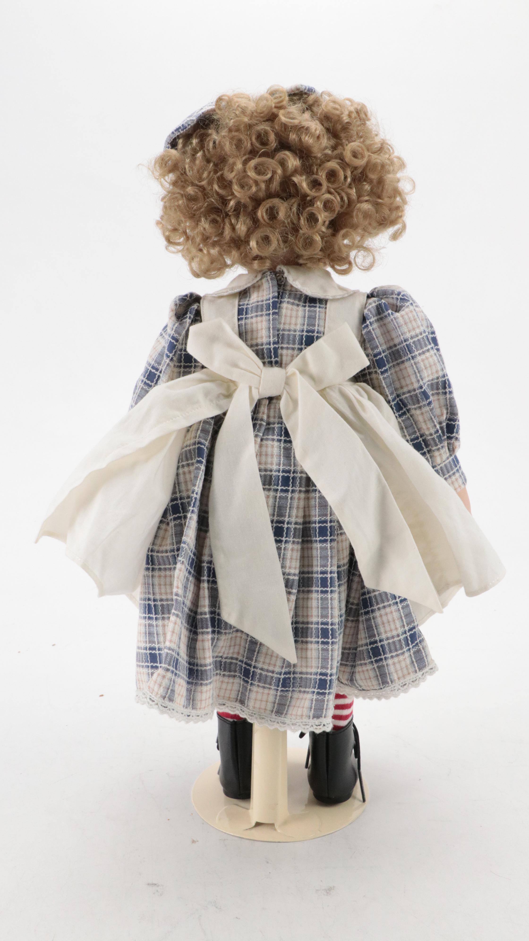 Delafield "Molly" and Ashton-Drake "Laura" Porcelain Collector Dolls, 1990s