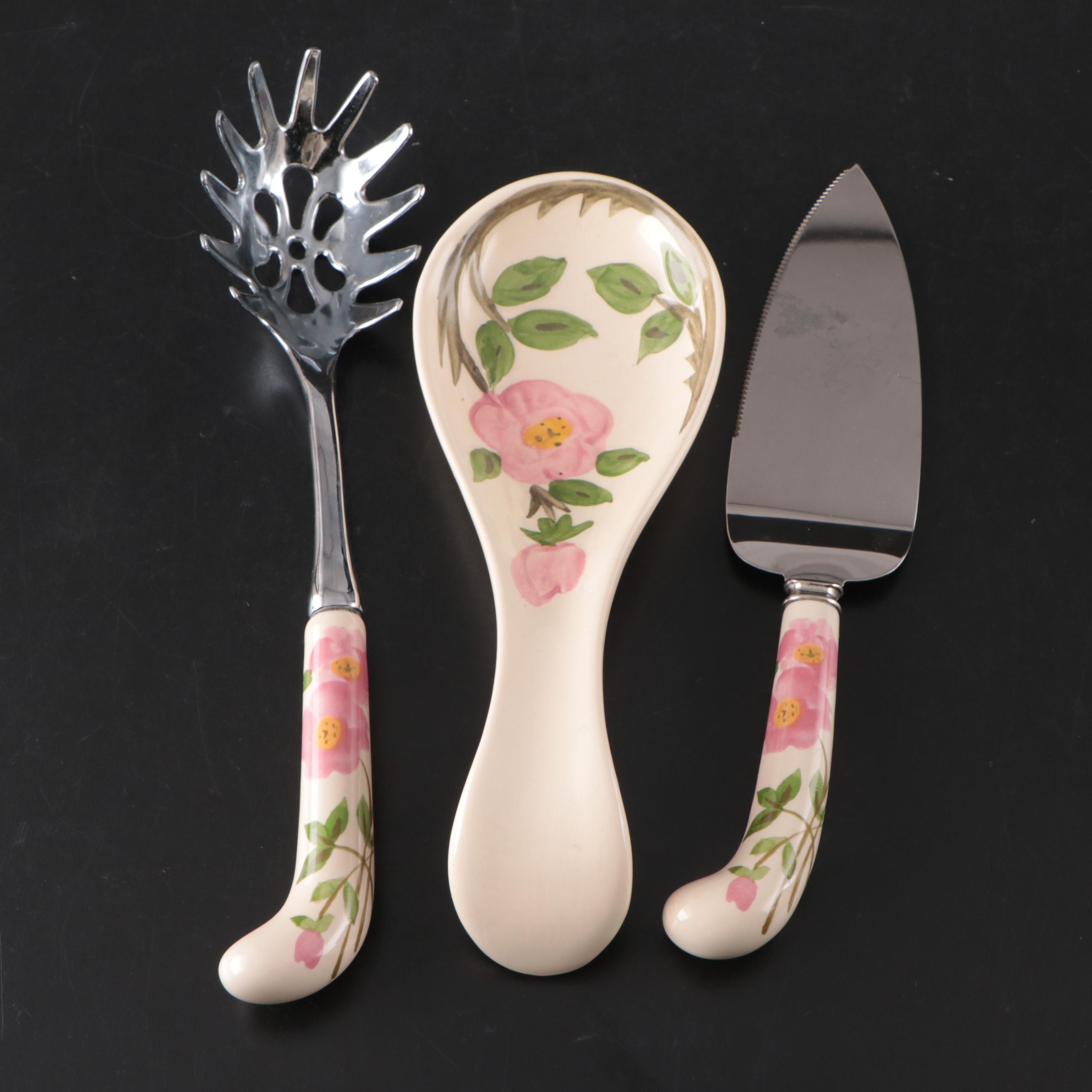 Franciscan "Desert Rose" Ceramic and Metal Serveware and Dinnerware with Other