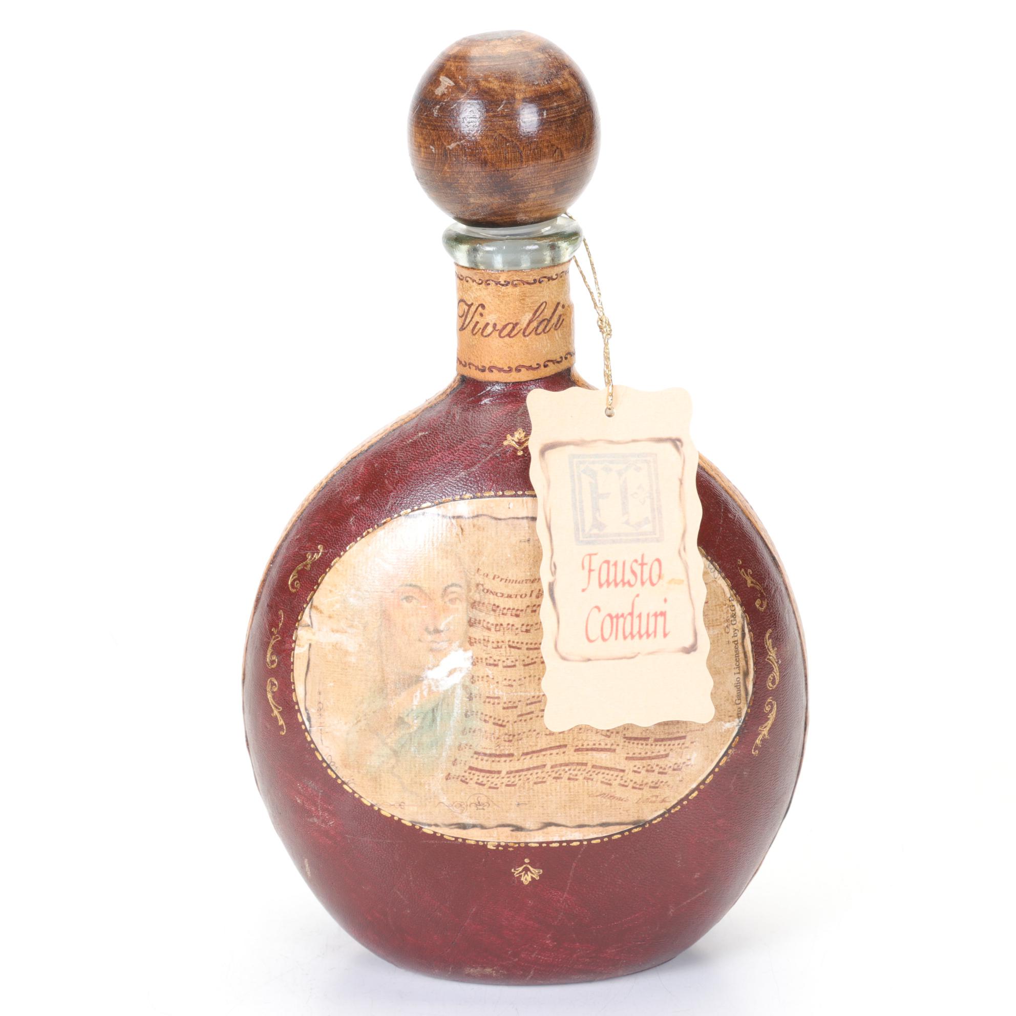 Fausto Corduri and Other Leather-Wrapped Glass Decanters