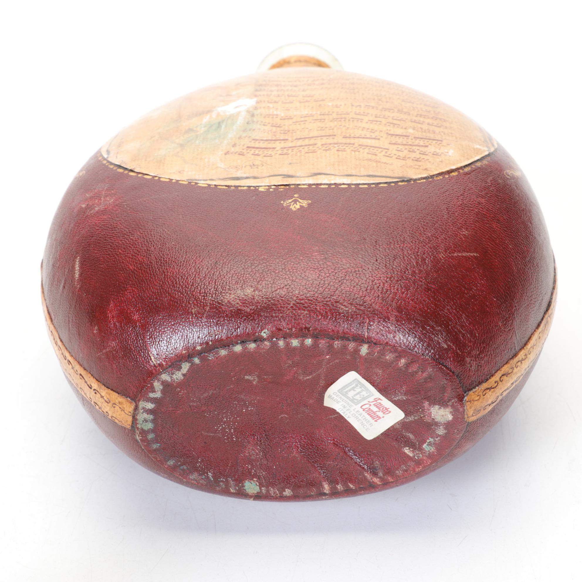 Fausto Corduri and Other Leather-Wrapped Glass Decanters