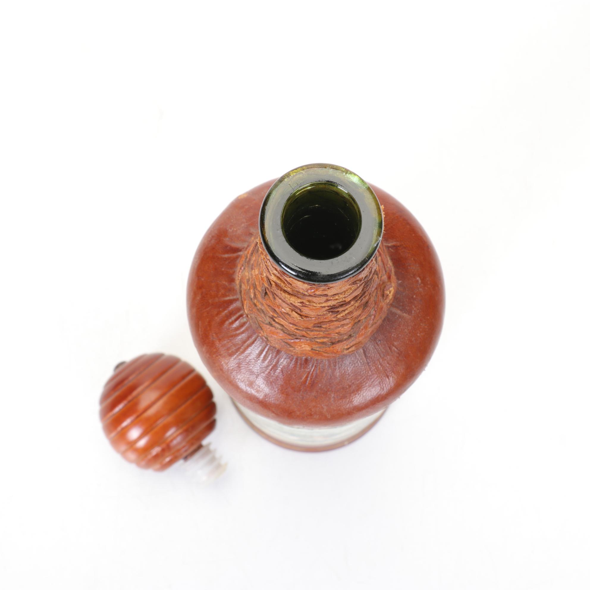 Fausto Corduri and Other Leather-Wrapped Glass Decanters