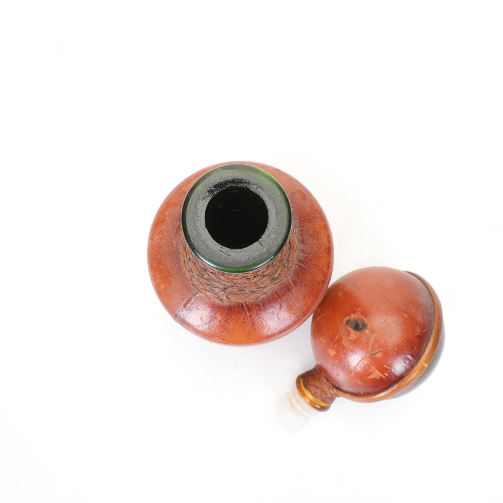 Fausto Corduri and Other Leather-Wrapped Glass Decanters