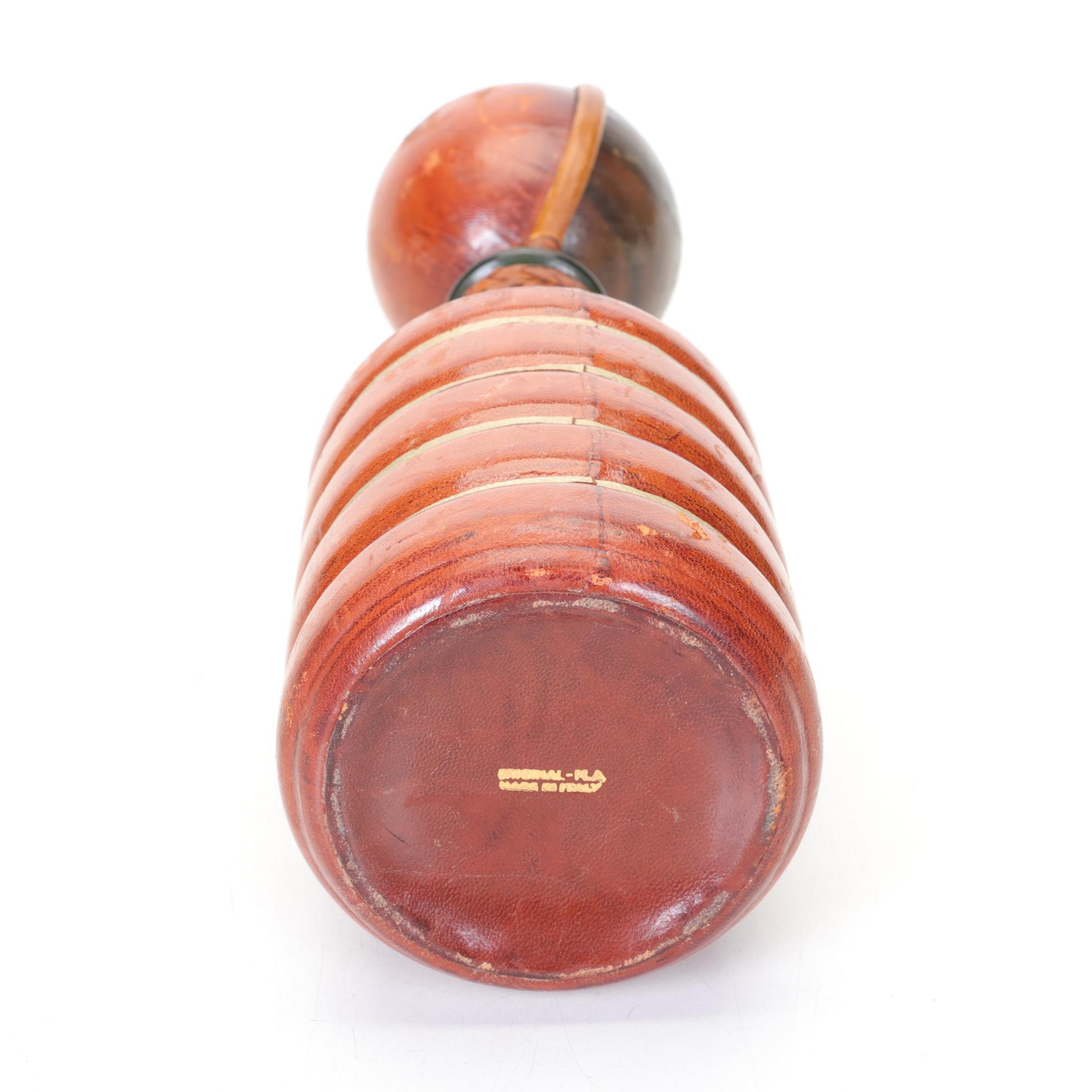 Fausto Corduri and Other Leather-Wrapped Glass Decanters