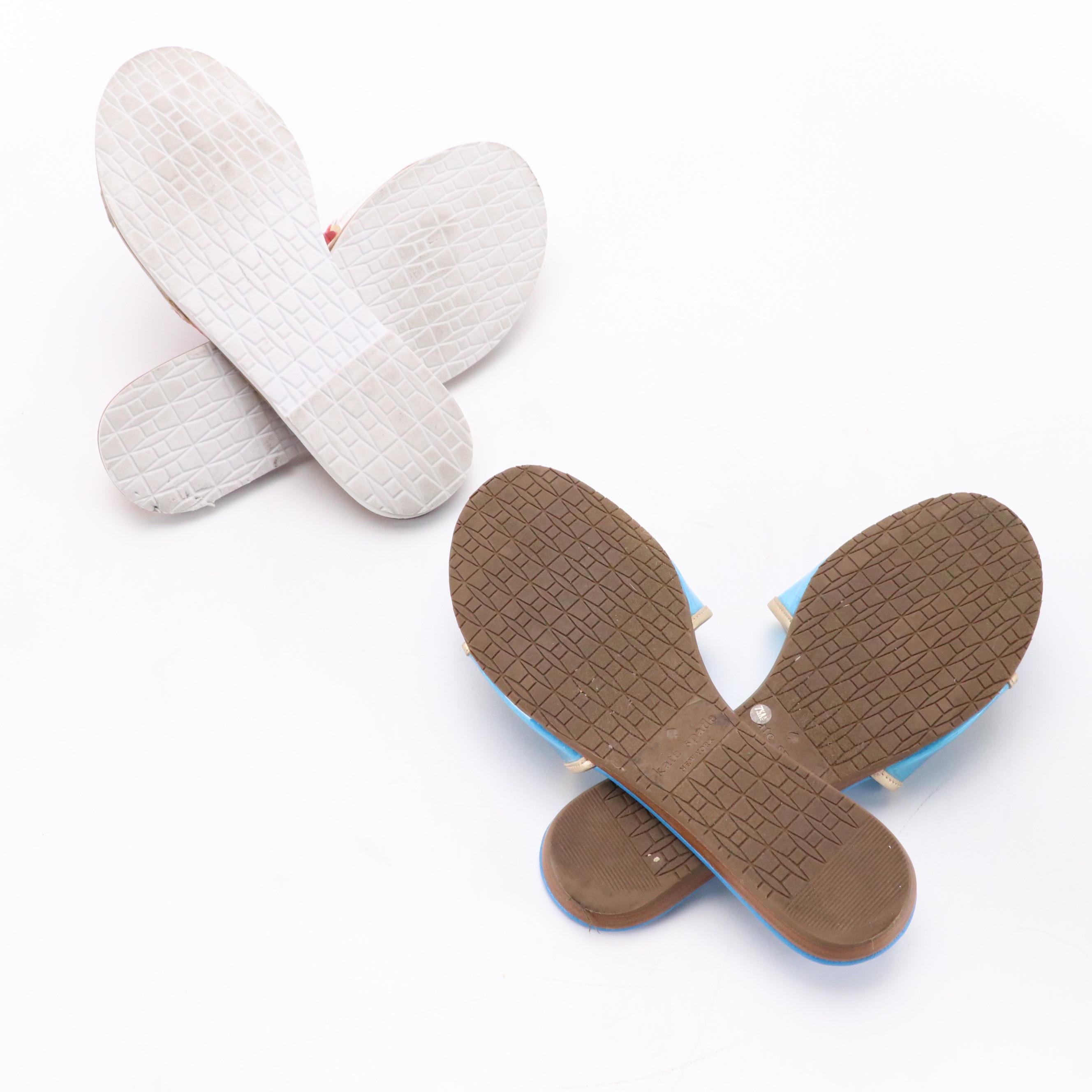 Kate Spade Tara Embellished Fish and "Viva El Taco" Sandals