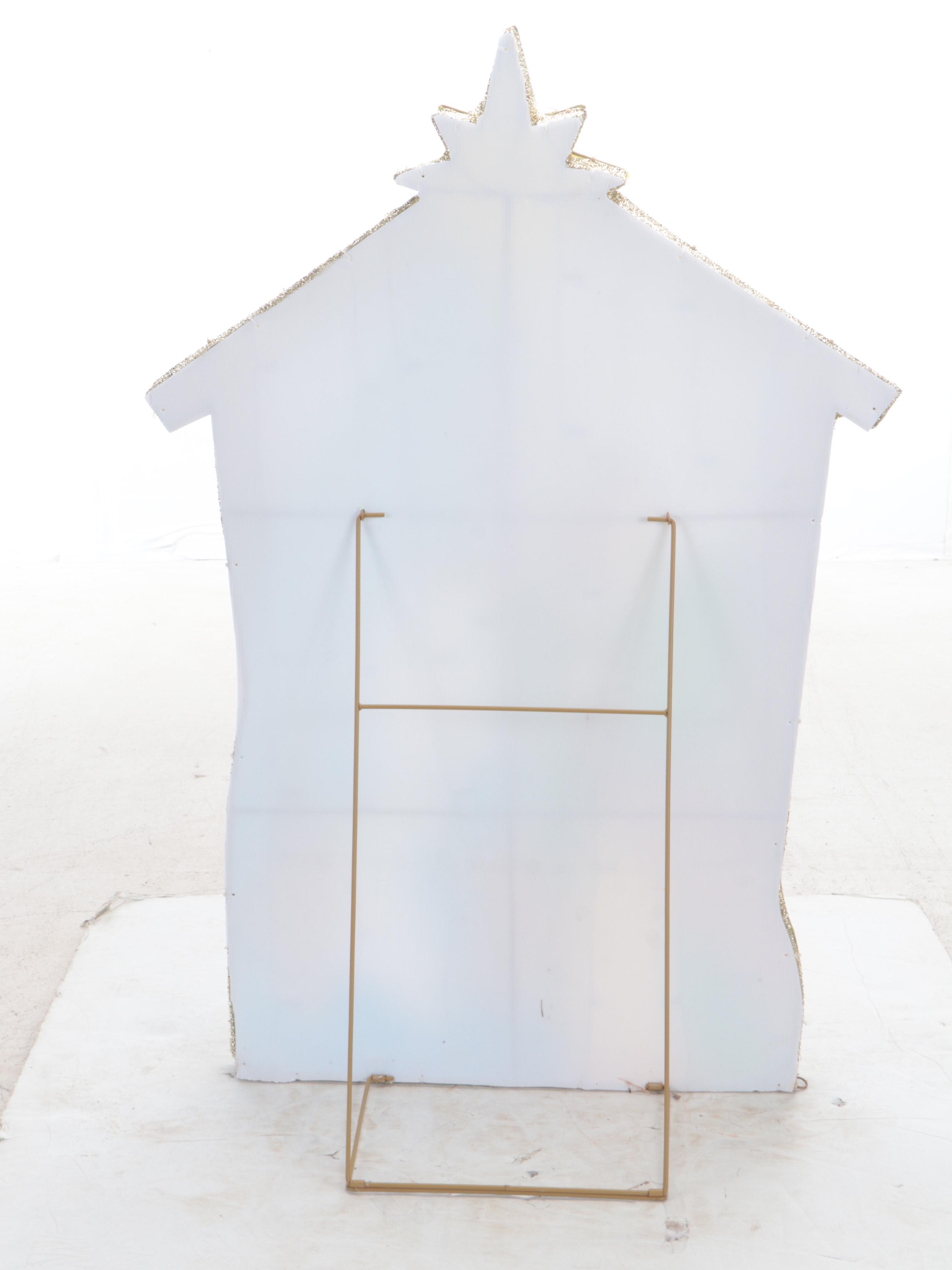 Lowes Plastic Outdoor Nativity Scene Decoration