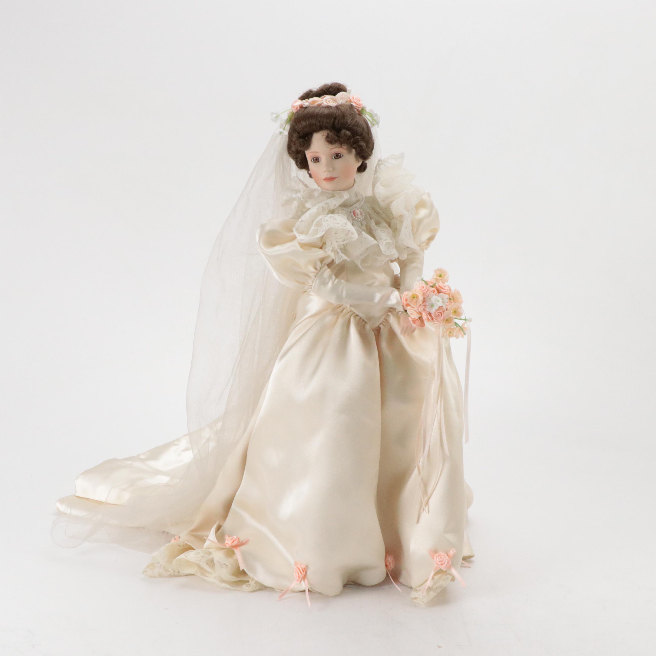 Ashton-Drake Galleries "Beth" and "Elizabeth" Porcelain Collector Dolls