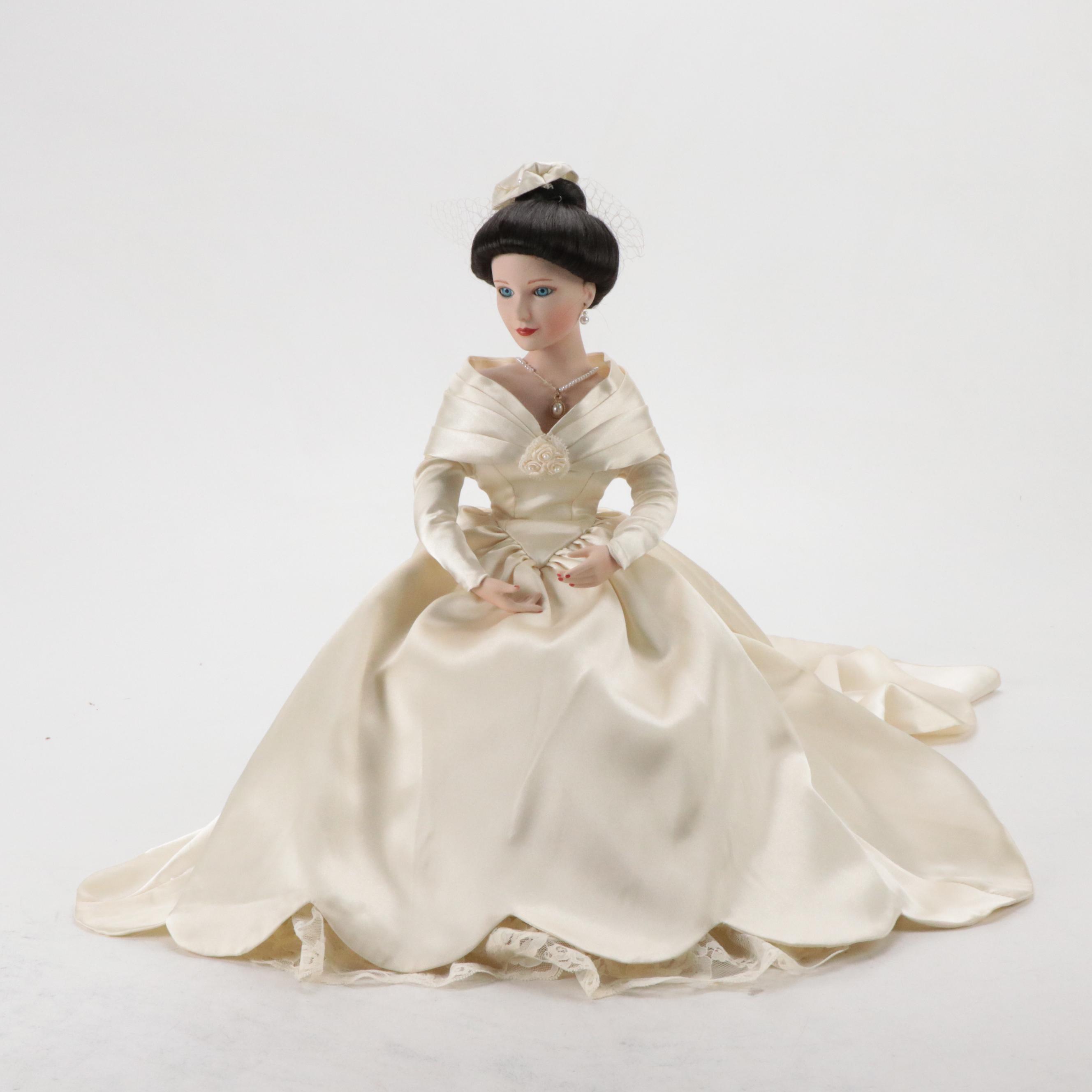 Ashton-Drake Galleries "Beth" and "Elizabeth" Porcelain Collector Dolls