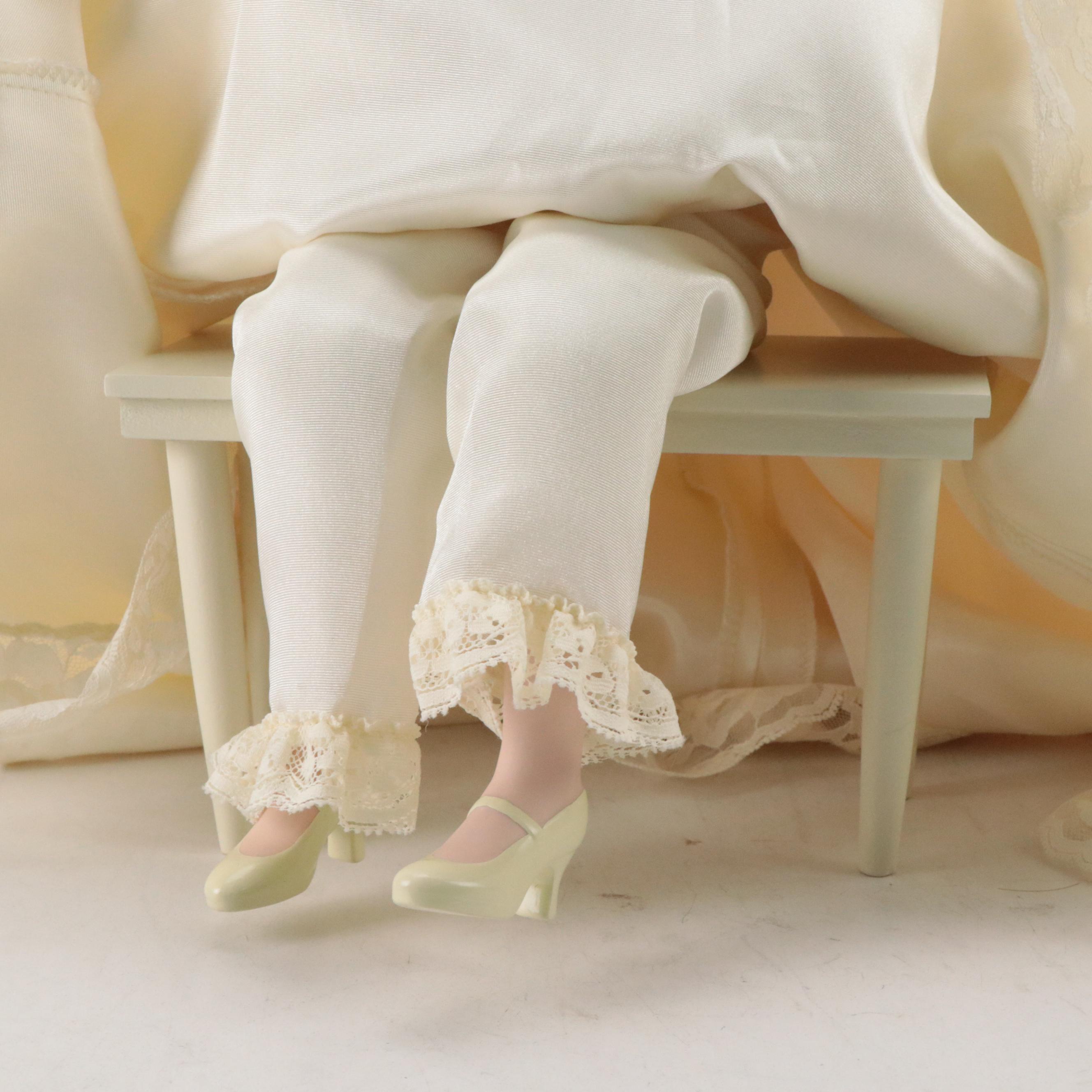 Ashton-Drake Galleries "Beth" and "Elizabeth" Porcelain Collector Dolls