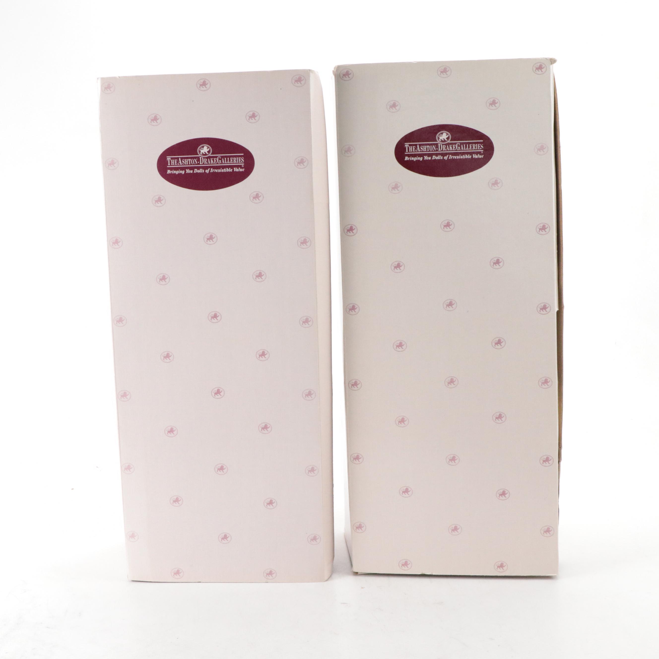 Ashton-Drake Galleries "Beth" and "Elizabeth" Porcelain Collector Dolls