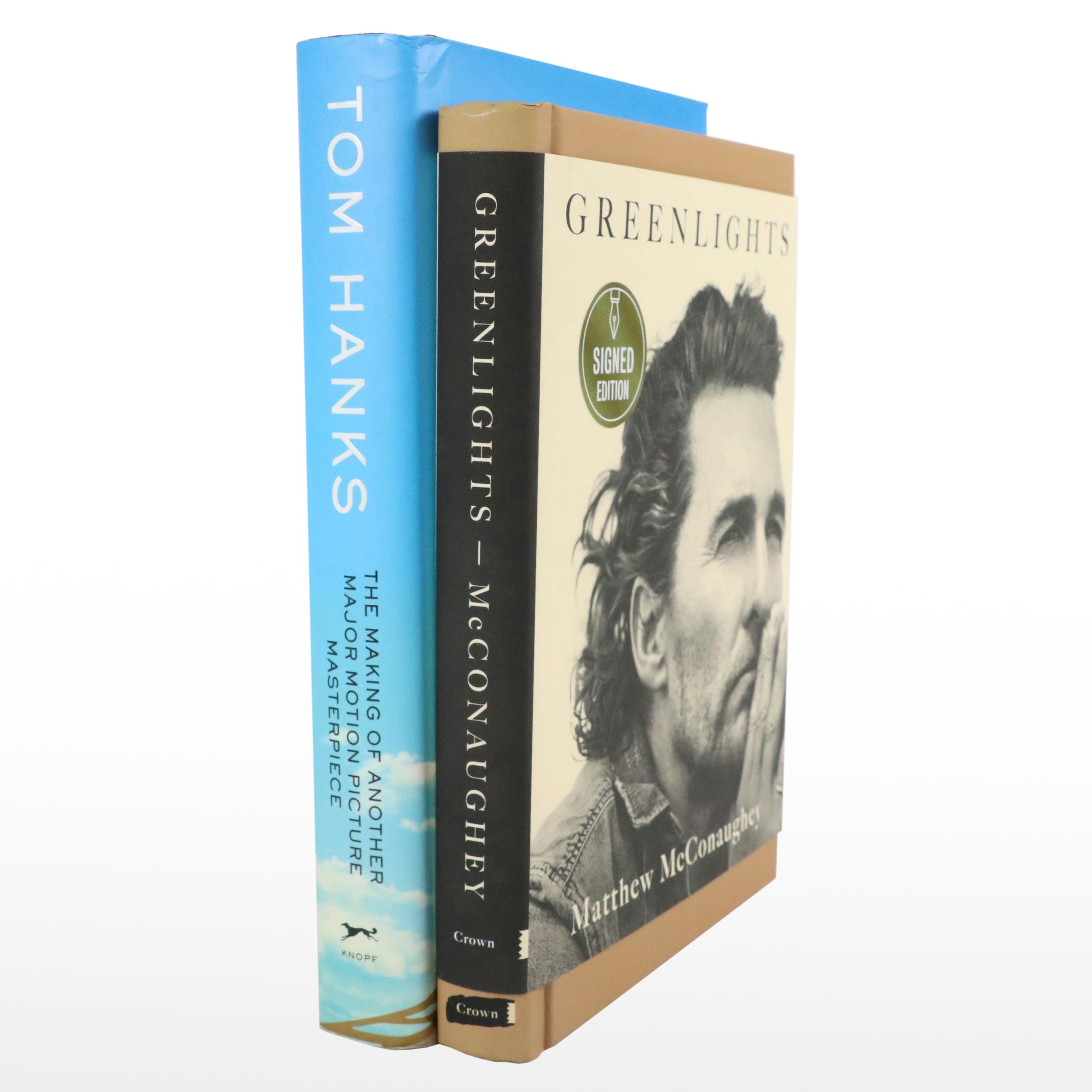 Tom Hanks and Matthew McConaughey Signed Books, Early 21st Century, JSA