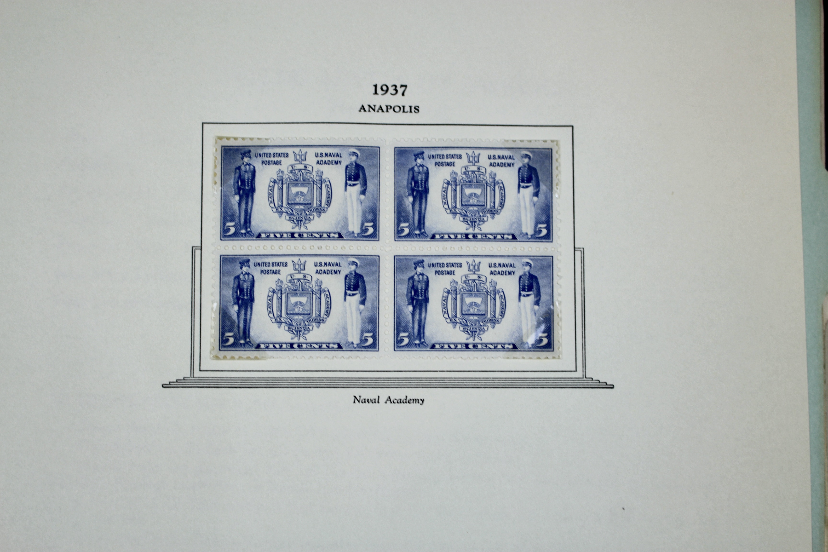 Mint Condition U.S. Postage Stamp Block Collection, 1929 to 1947