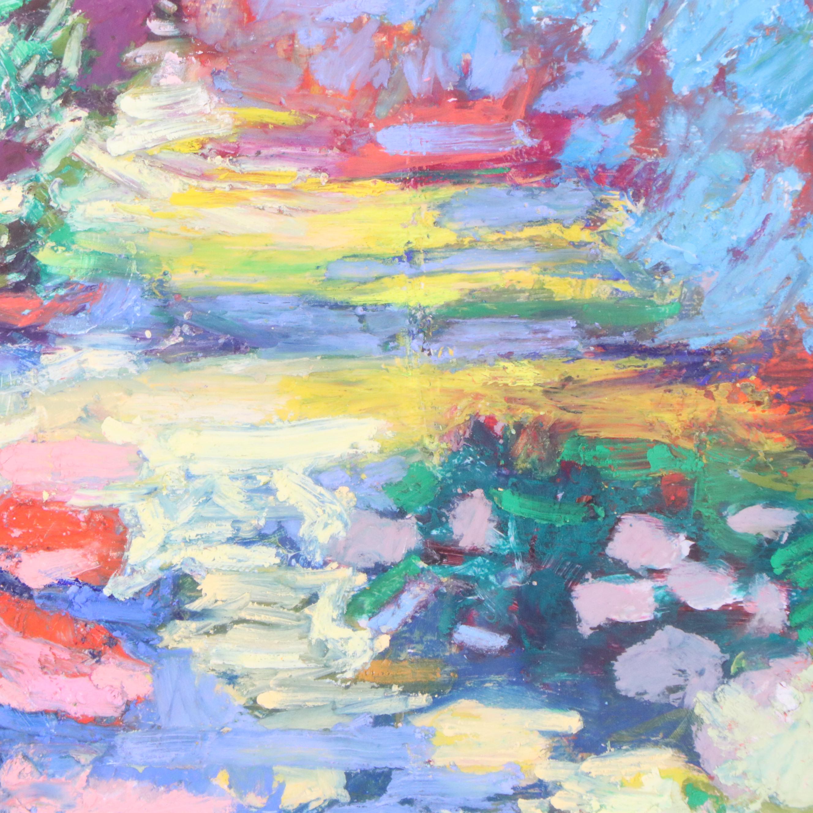 Lynda D. Riddle Oil Pastel Drawing "Remnants and Reliquaries"