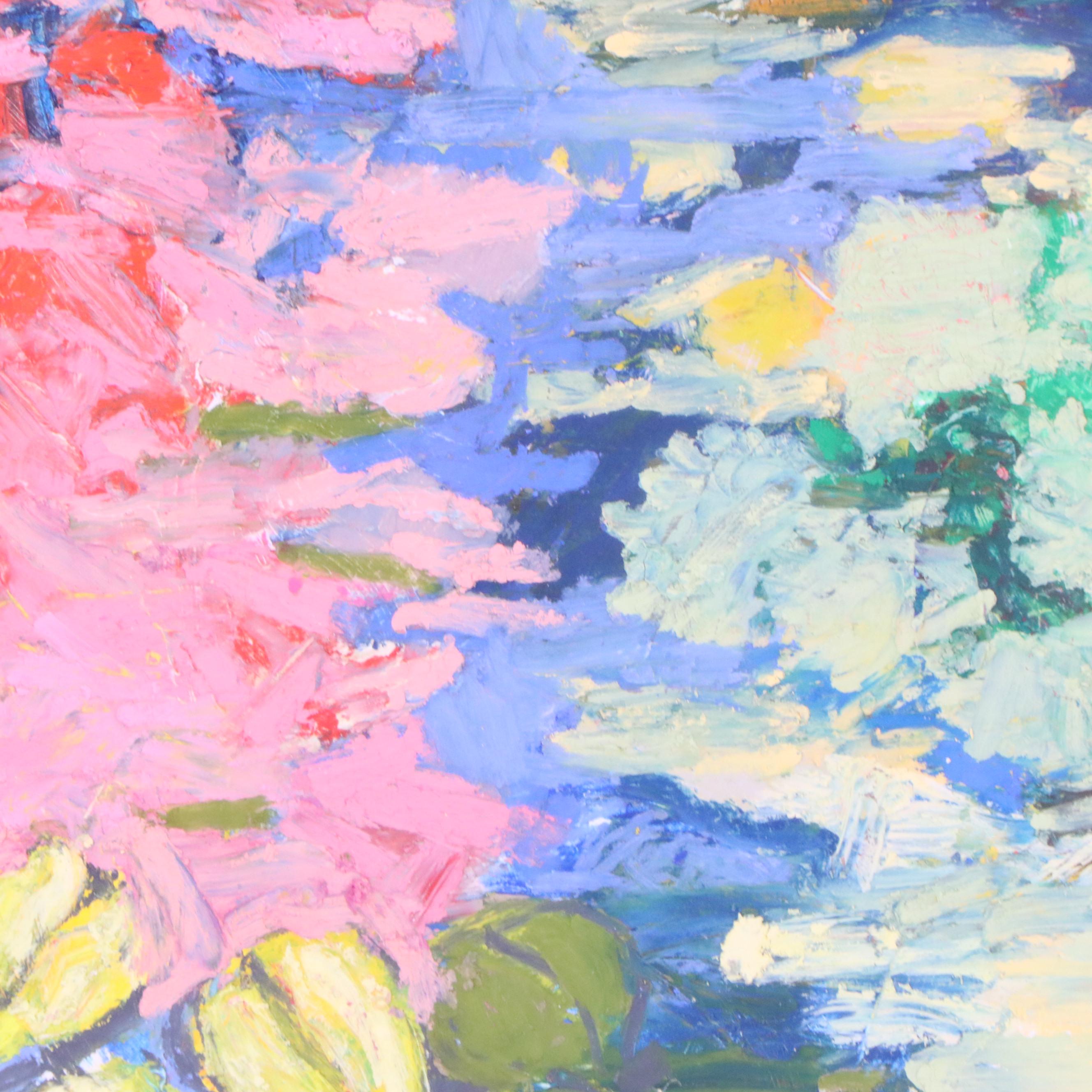 Lynda D. Riddle Oil Pastel Drawing "Remnants and Reliquaries"