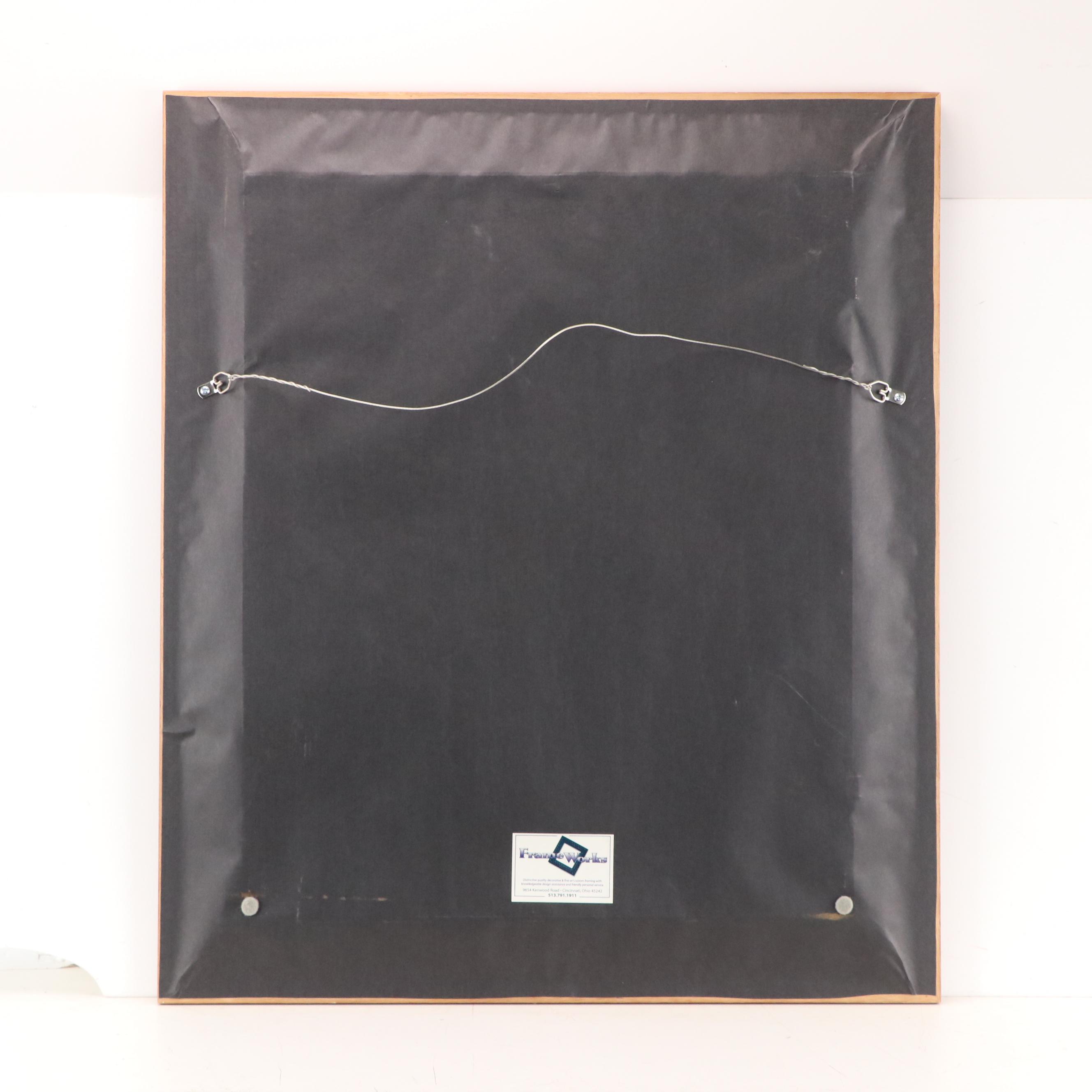 Portrait Oil Painting of Woman in Red Dress