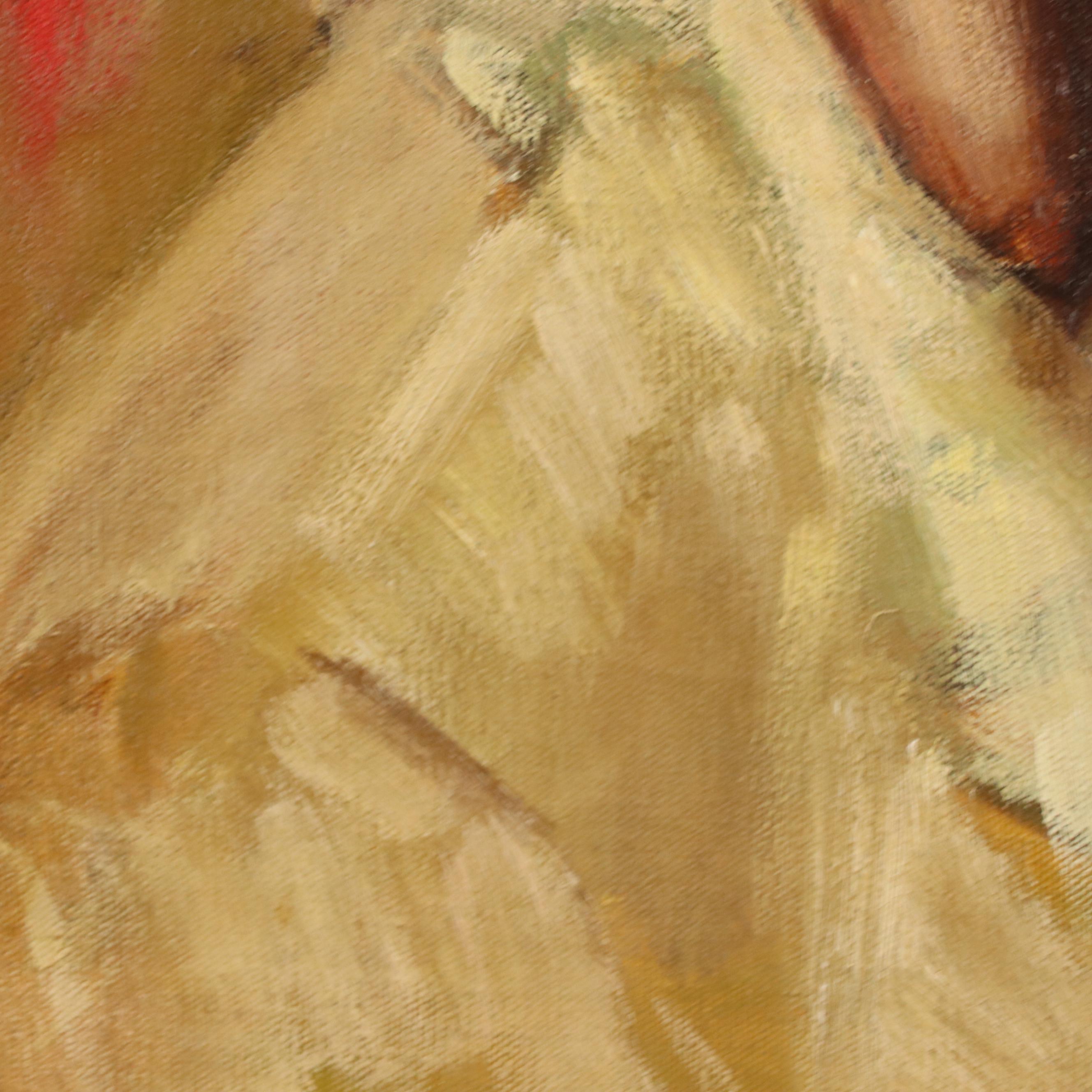 C. Shokler Male Portrait Oil Painting