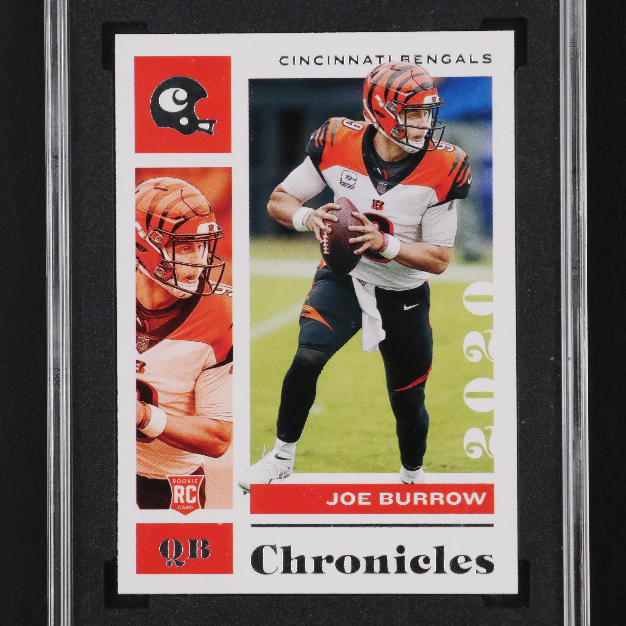 2020 Panini Chronicles Joe Burrow Rookie Card #19 Graded SGC 10