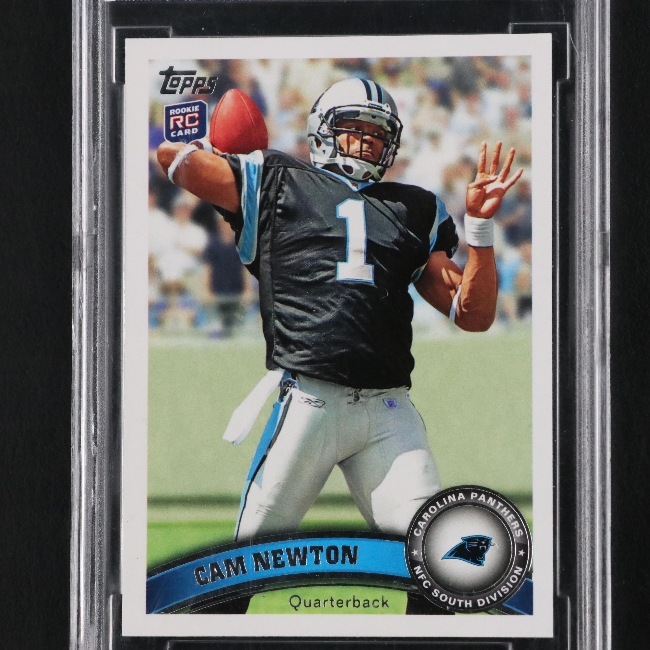 2011 Topps Cam Newton Rookie Card #200A Graded BCCG 10