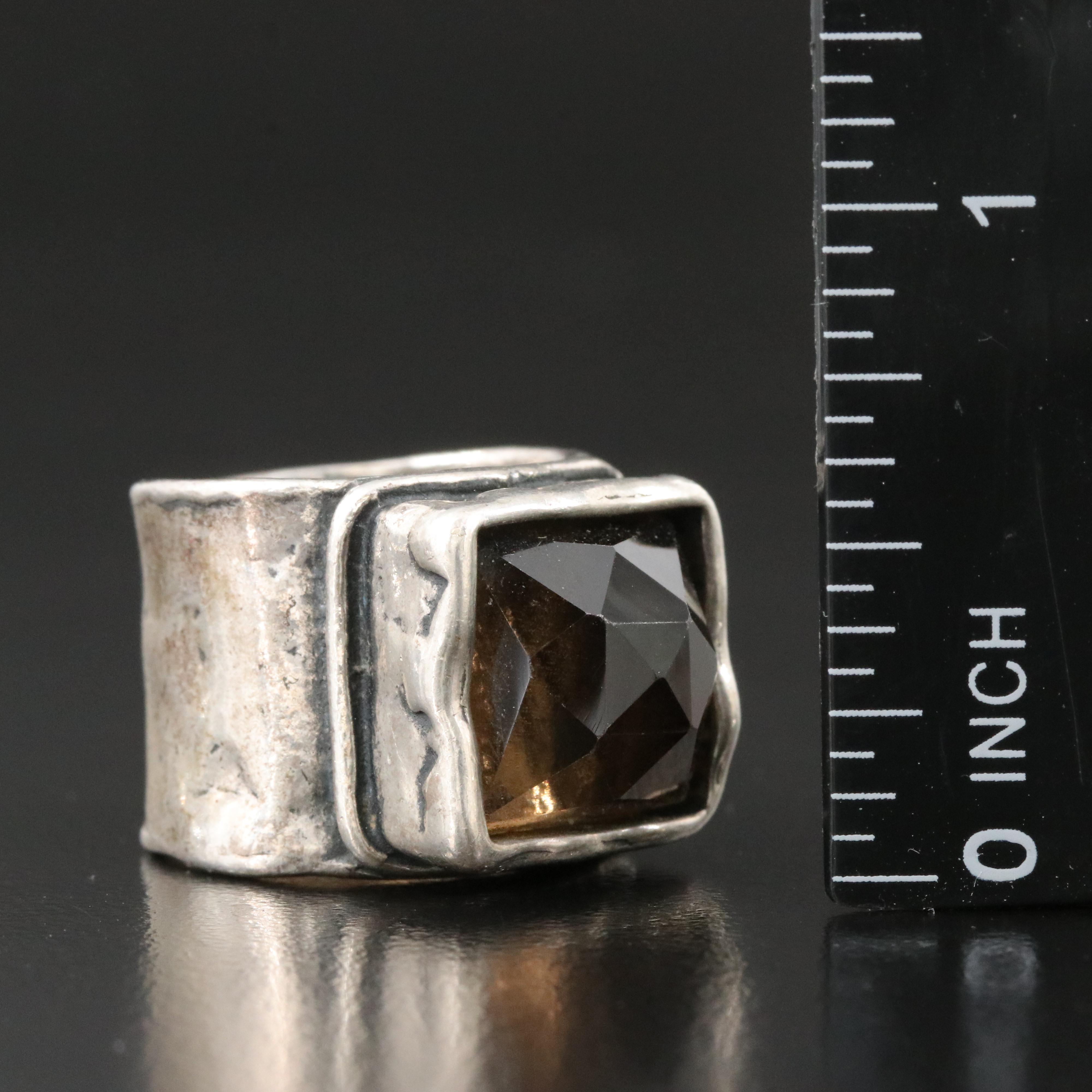 Silpada Sterling Smoky Quartz Ring