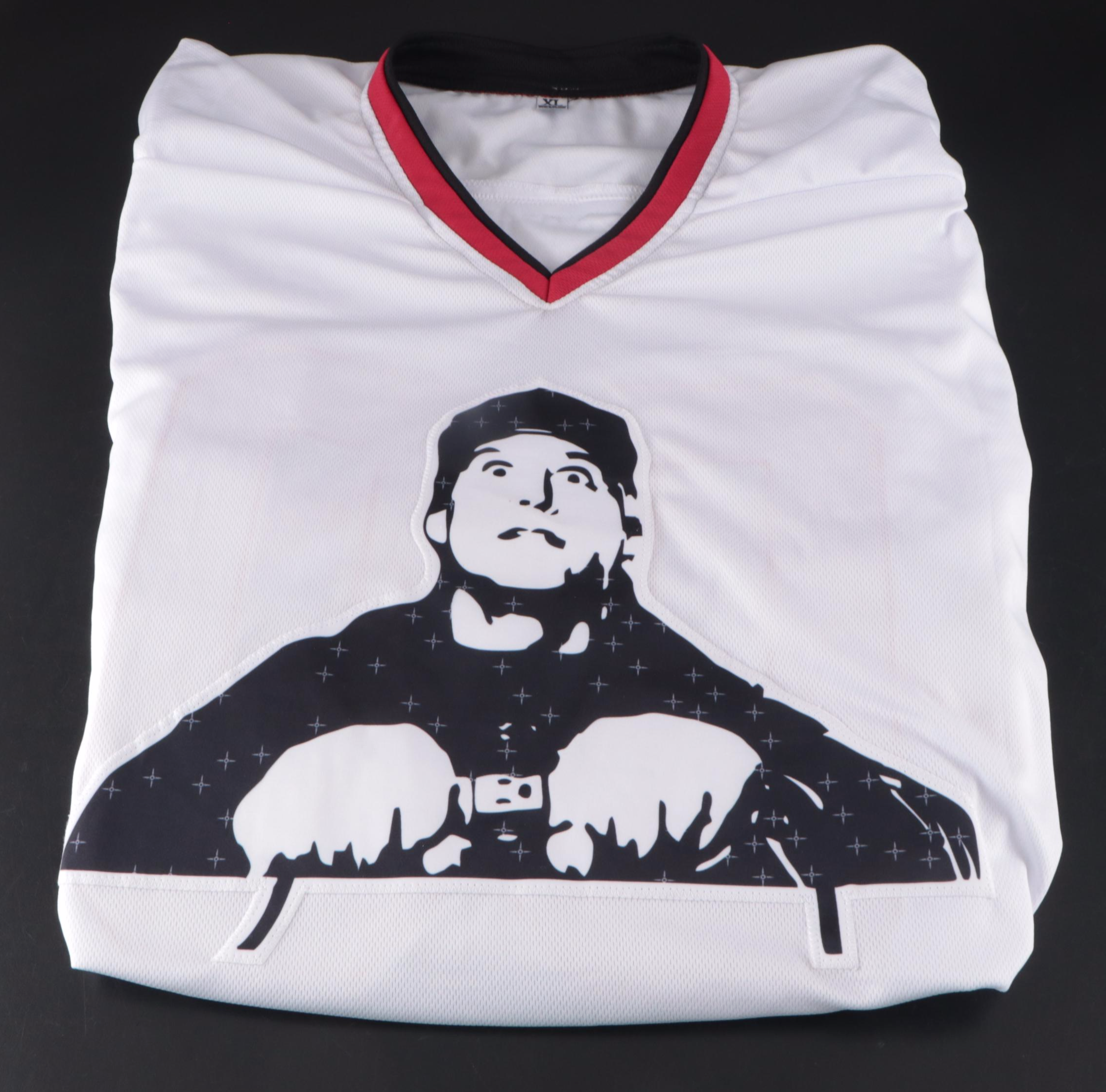 Chevy Chase Signed "Christmas Vacation: Clark Griswold" Hockey Jersey