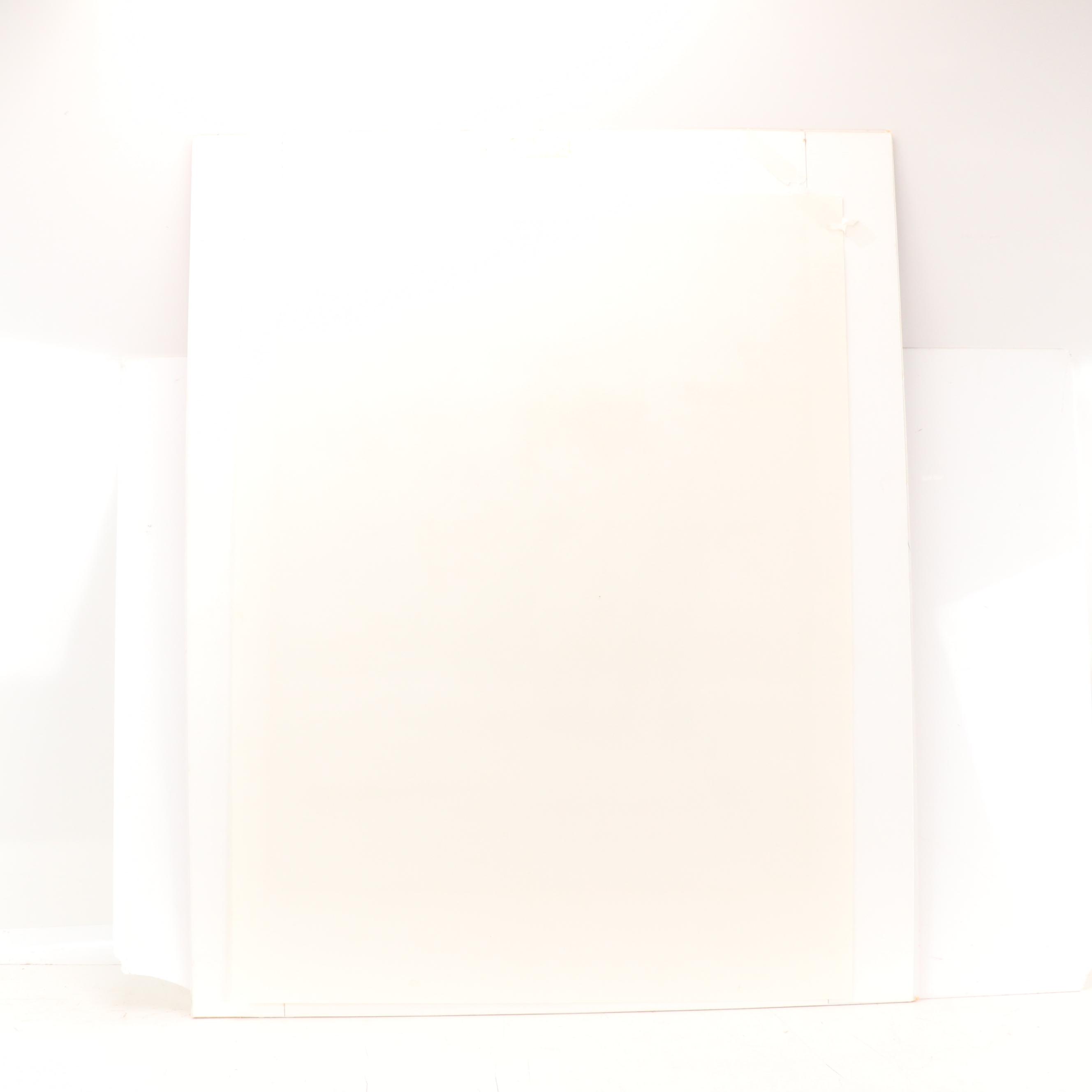 Susan Sahall Color Lithograph of Pensive Woman