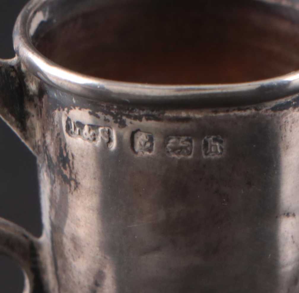 Levi & Salaman Sterling Silver Miniature Trophy with Other Trophies