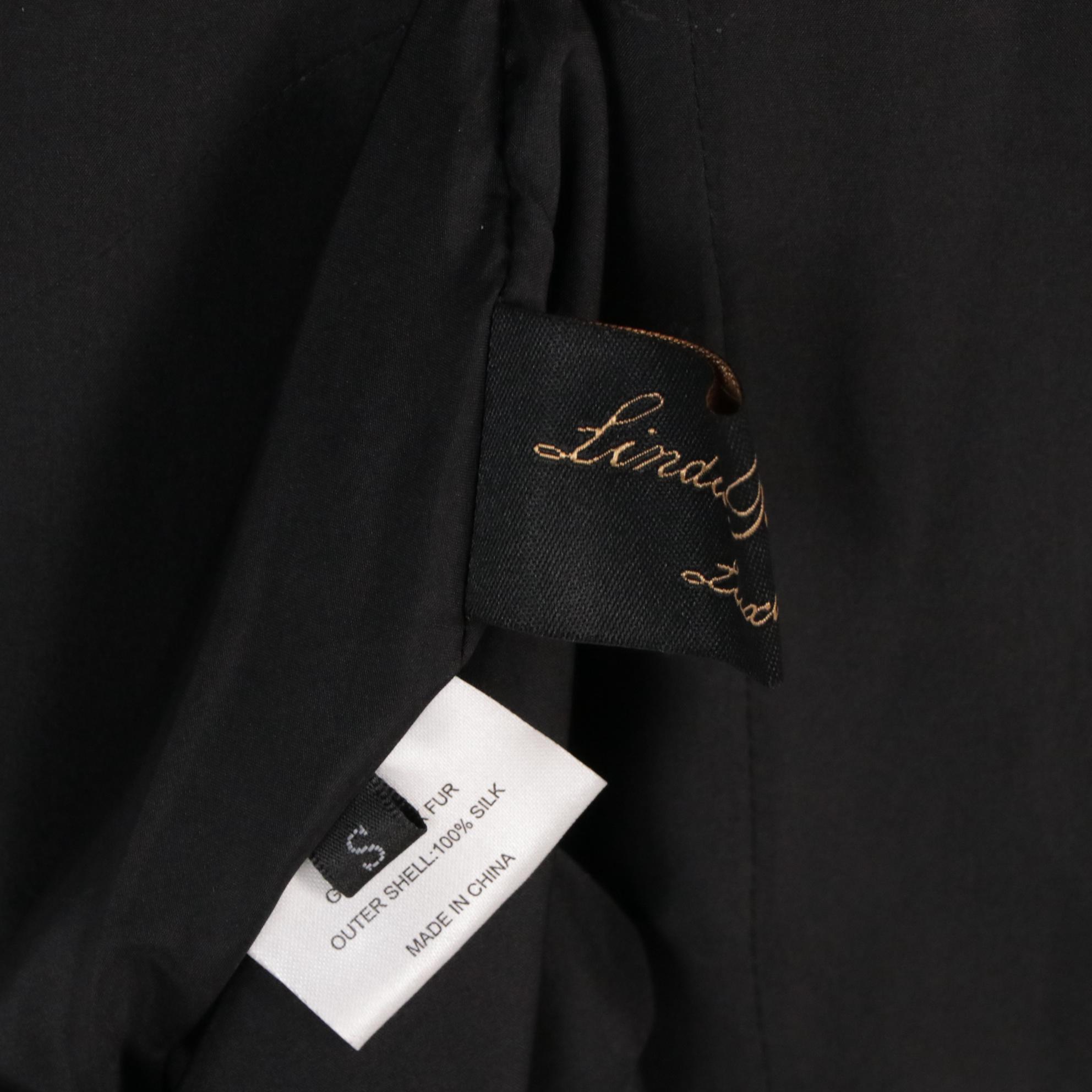 Linda Richards Silver Fox Fur Jacket