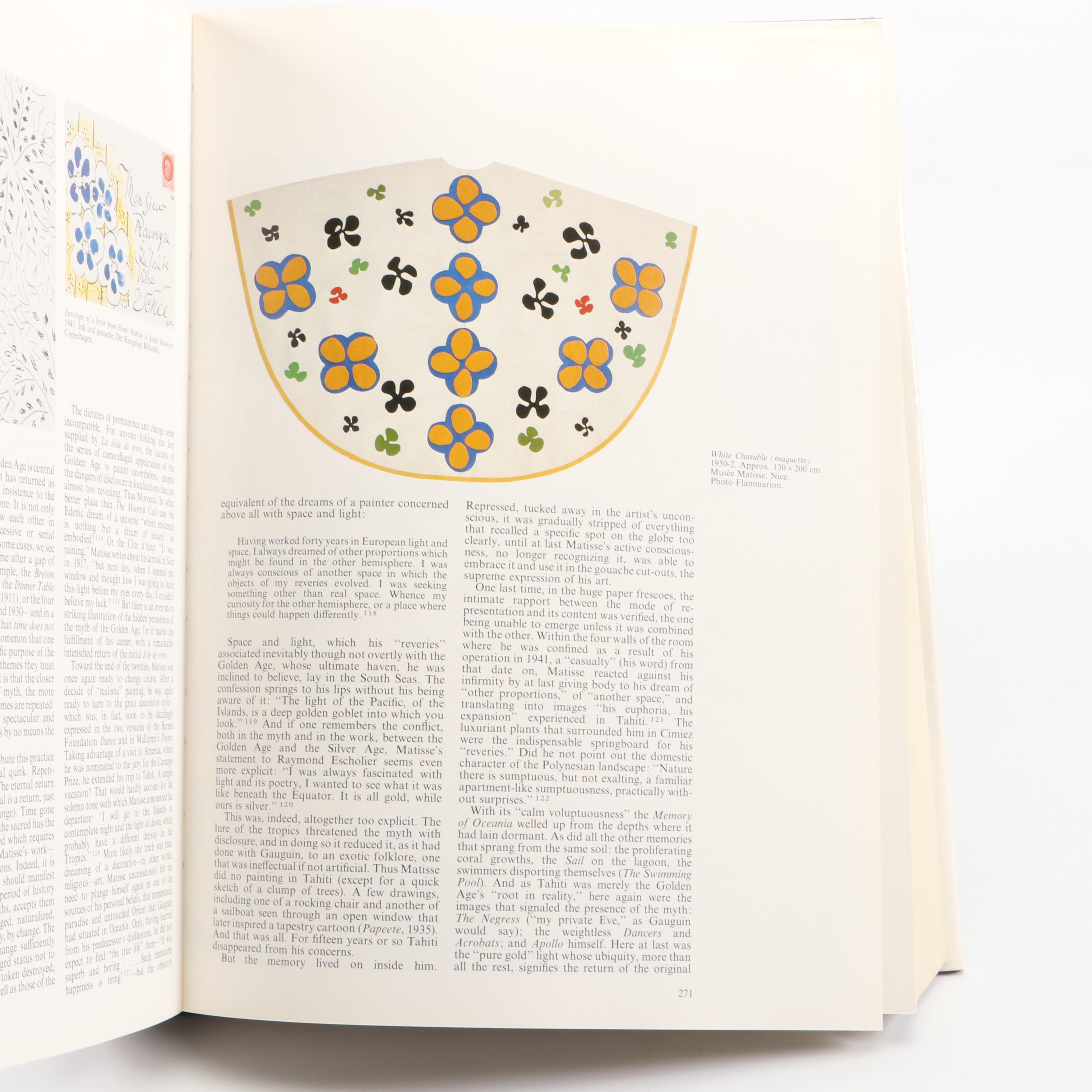 "Matisse: The Man and His Art" by Jack Flam with "Matisse" by Pierre Schneider