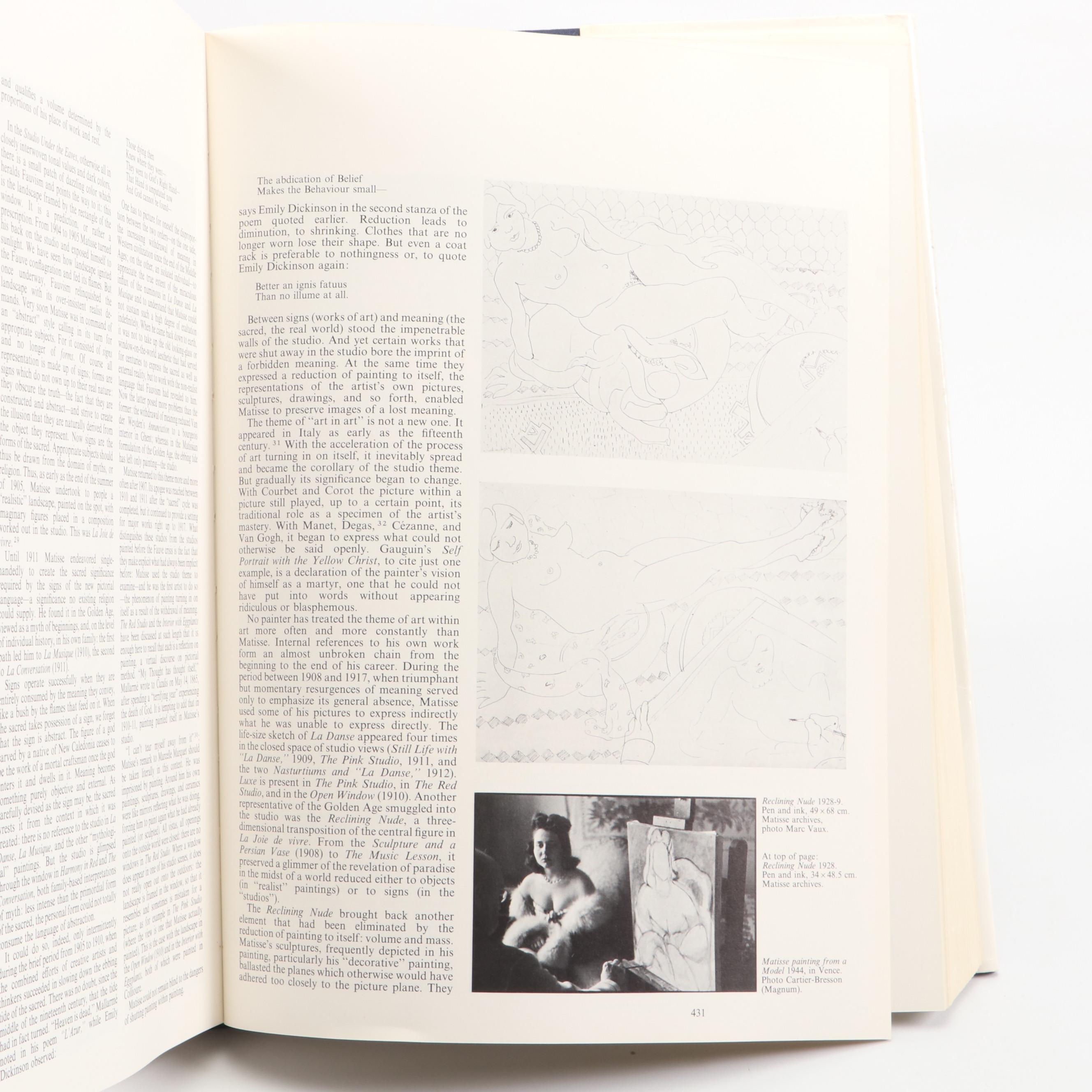 "Matisse: The Man and His Art" by Jack Flam with "Matisse" by Pierre Schneider