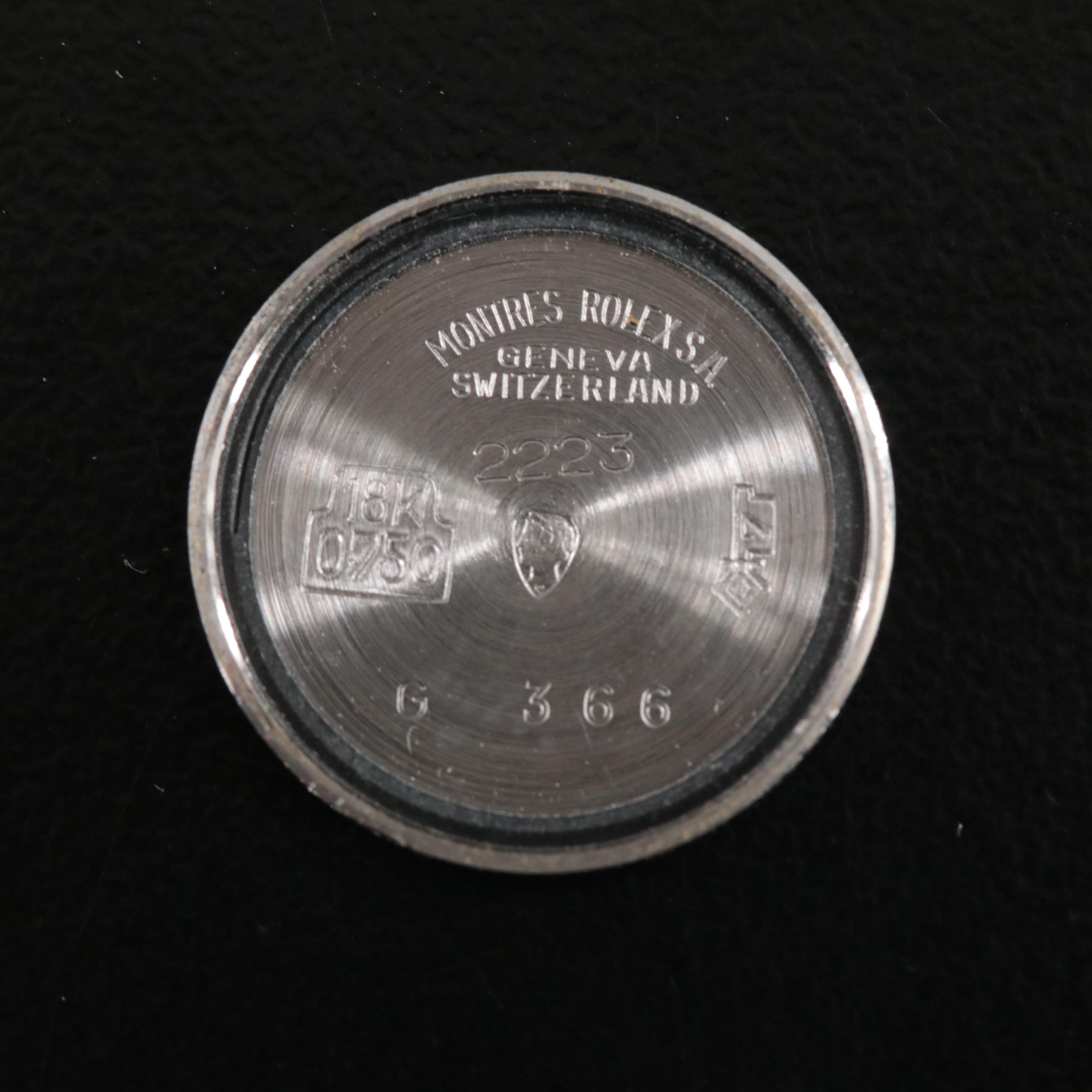 18K Rolex Orchid 1959 Stem Wind Watch