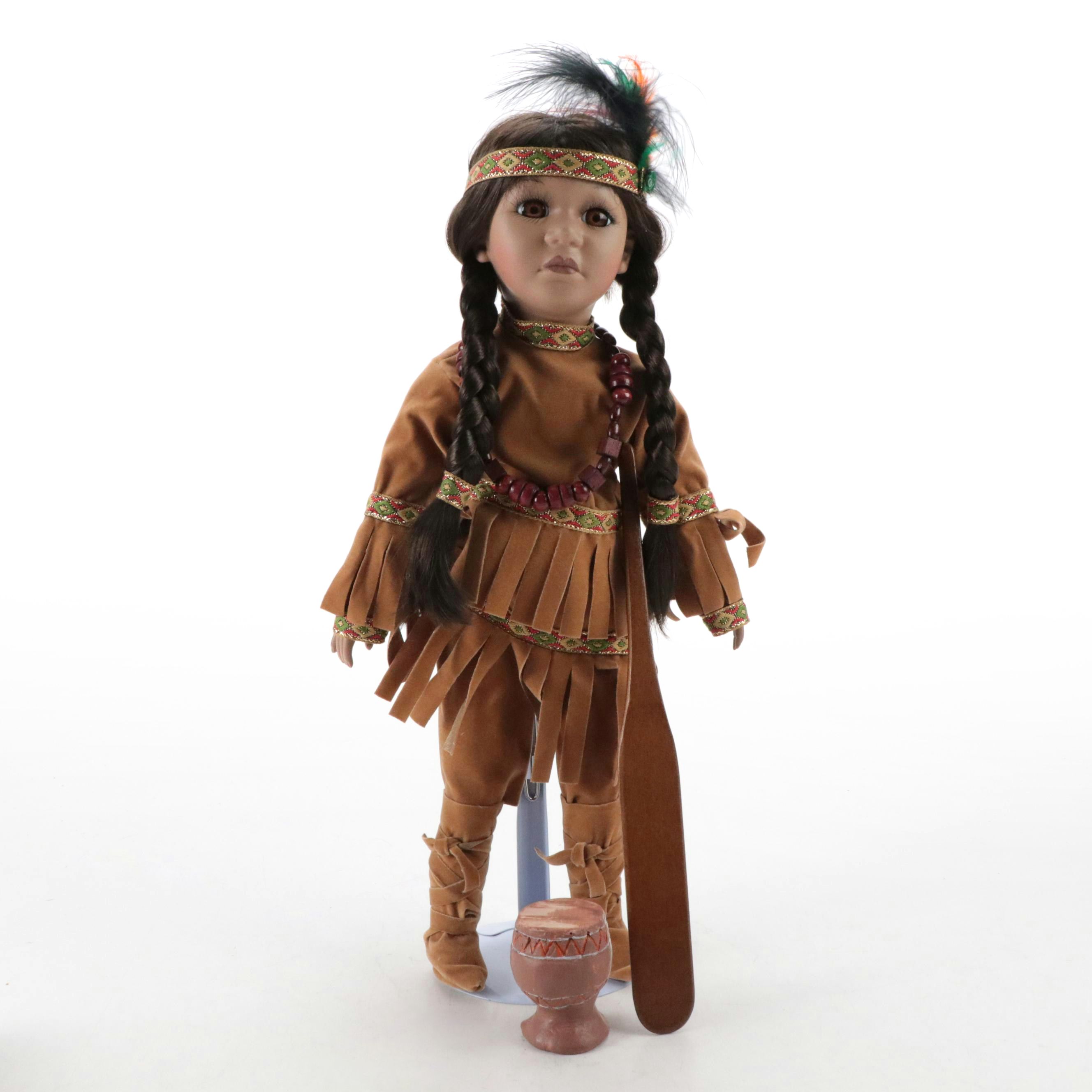 Dynasty "Pocahontas" Porcelain Collector Doll