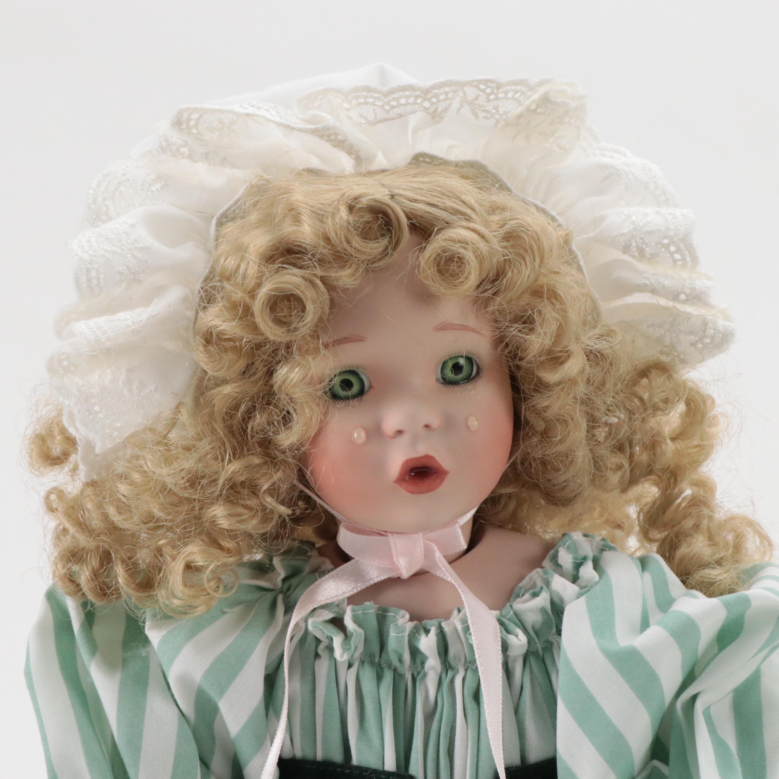 Ashton-Drake Galleries "Little Bo Peep" with Marie Osmond "Lisa" Porcelain Doll
