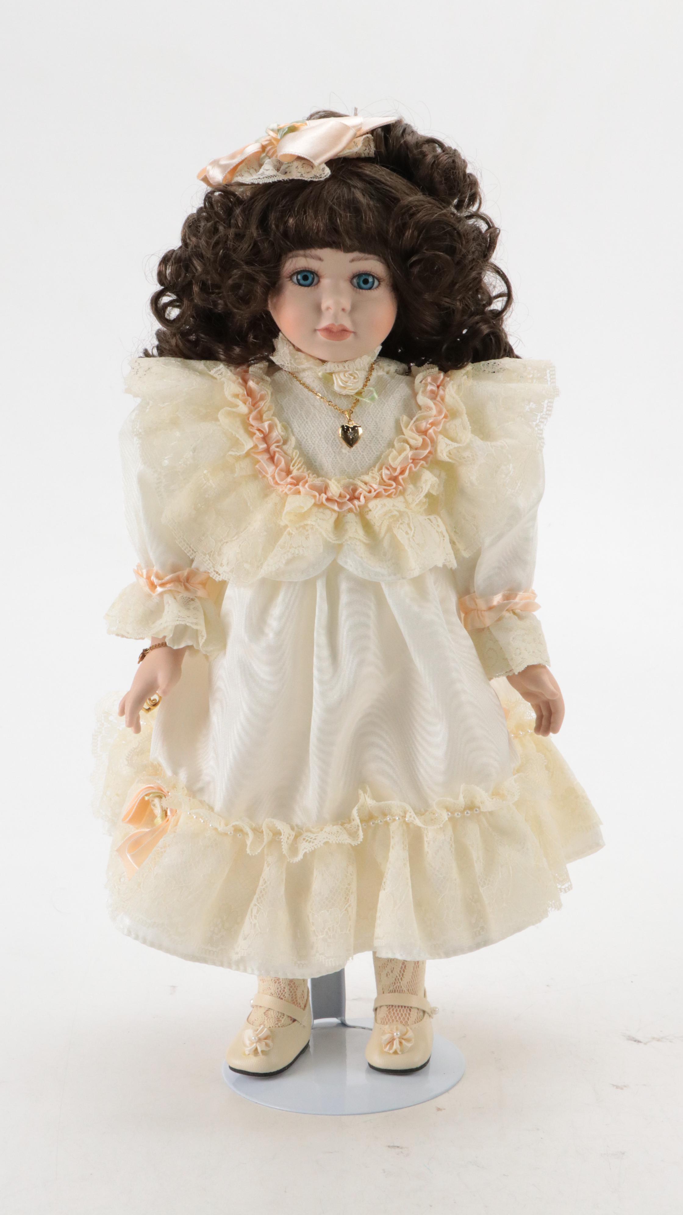 Ashton-Drake Galleries "Little Bo Peep" with Marie Osmond "Lisa" Porcelain Doll