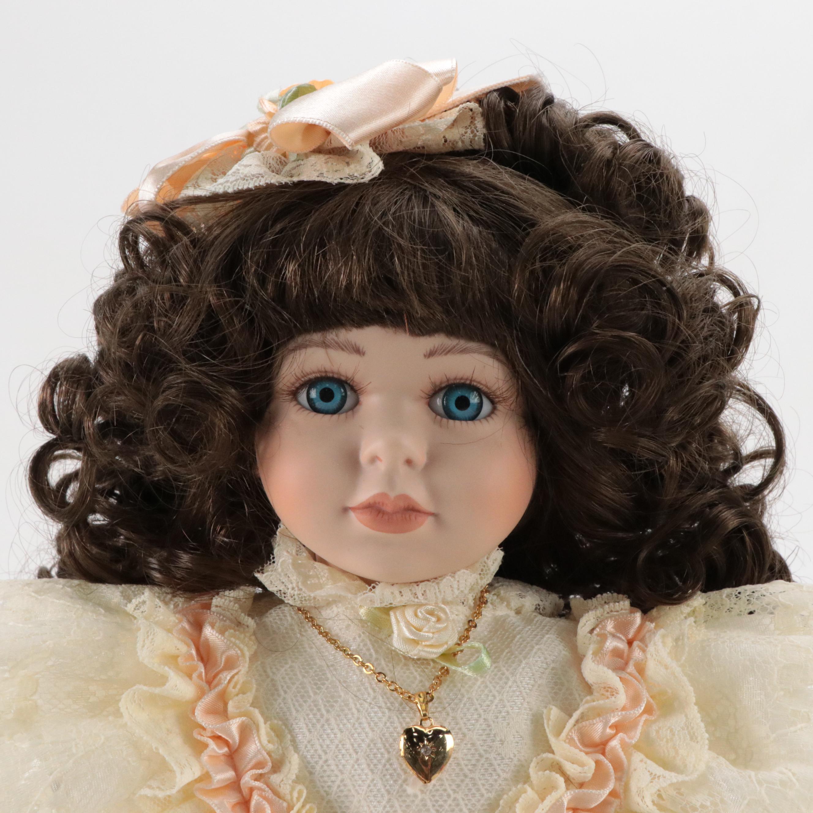 Ashton-Drake Galleries "Little Bo Peep" with Marie Osmond "Lisa" Porcelain Doll