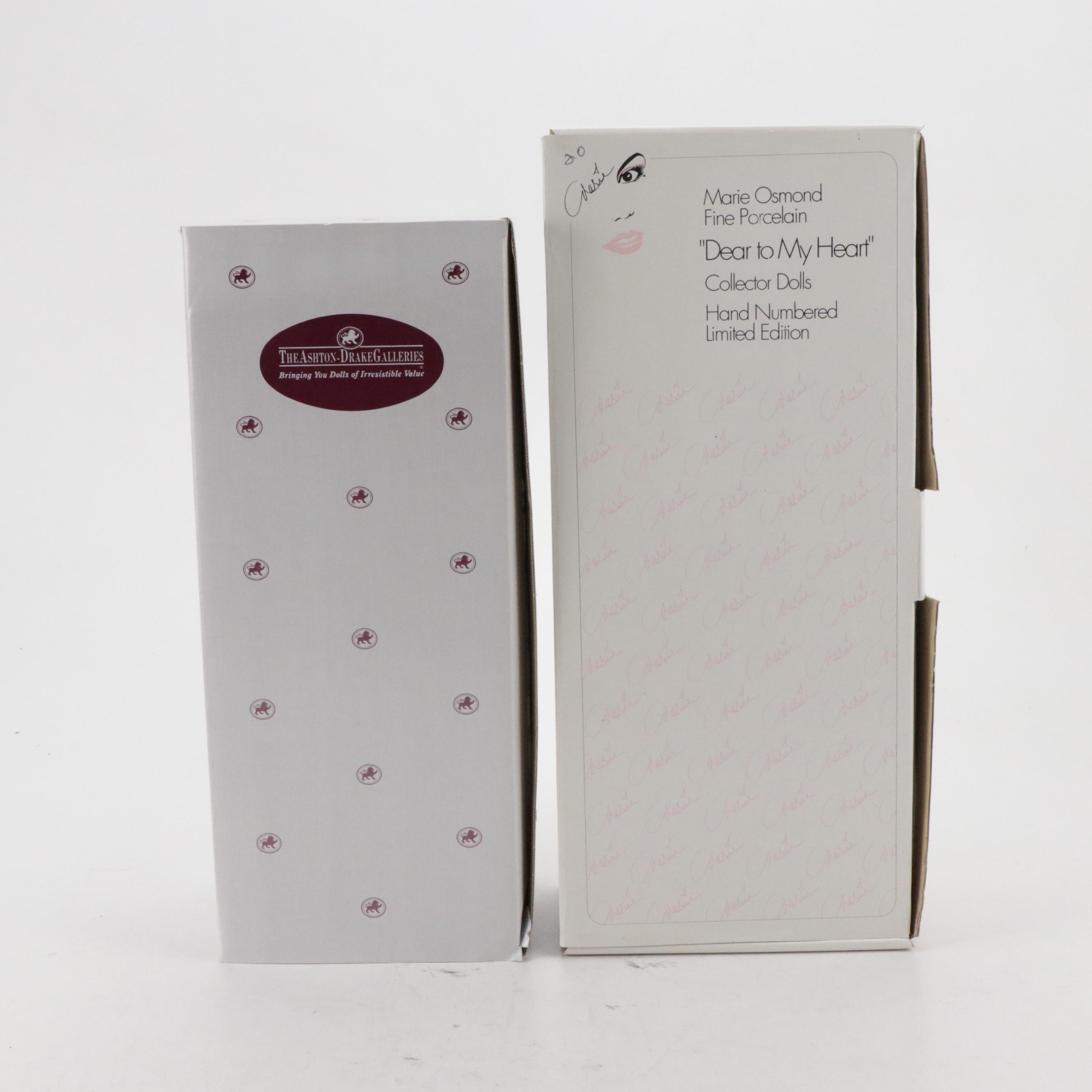 Ashton-Drake Galleries "Little Bo Peep" with Marie Osmond "Lisa" Porcelain Doll