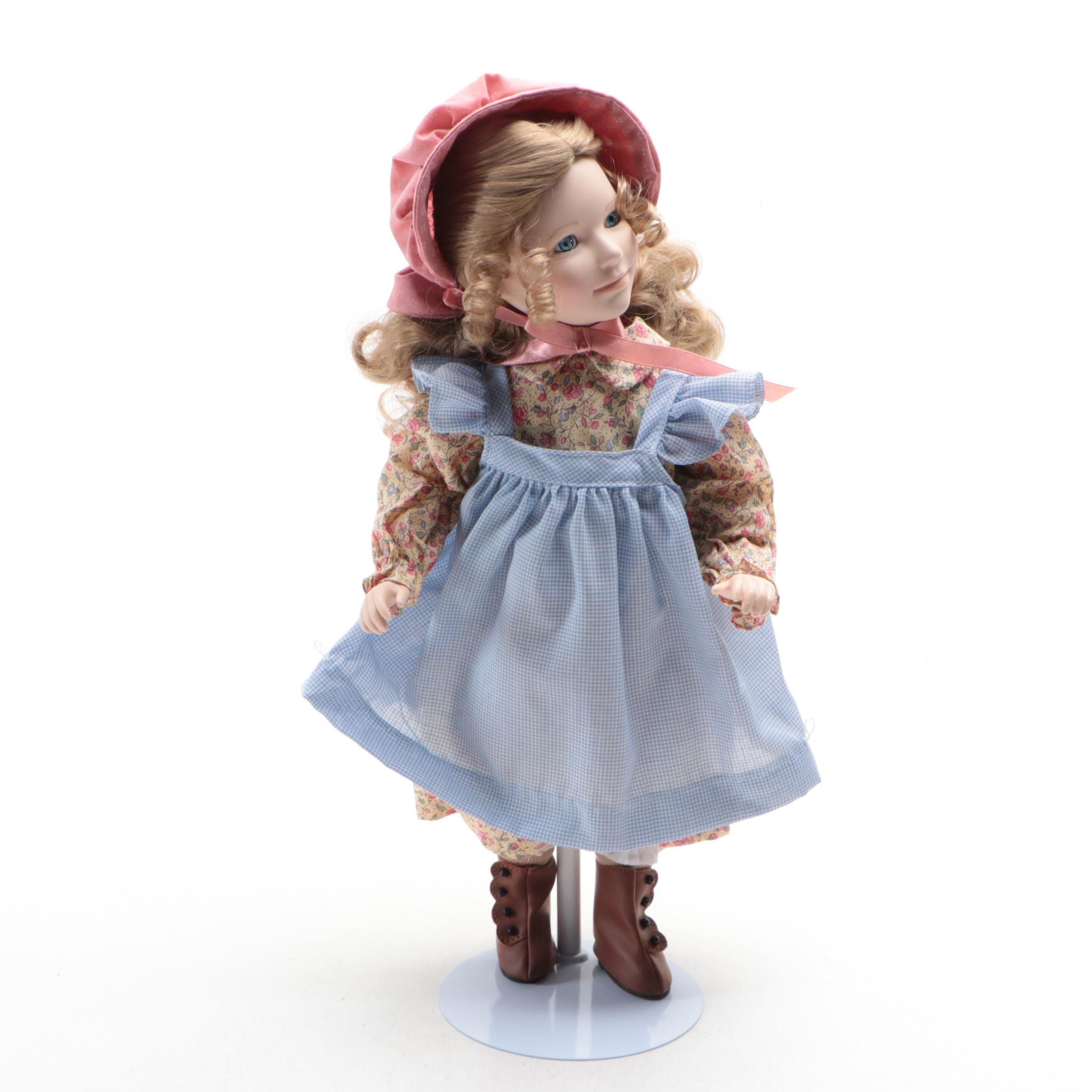 Ashton-Drake Galleries "Little House On The Prairie" Mary Doll with Box, 1990s