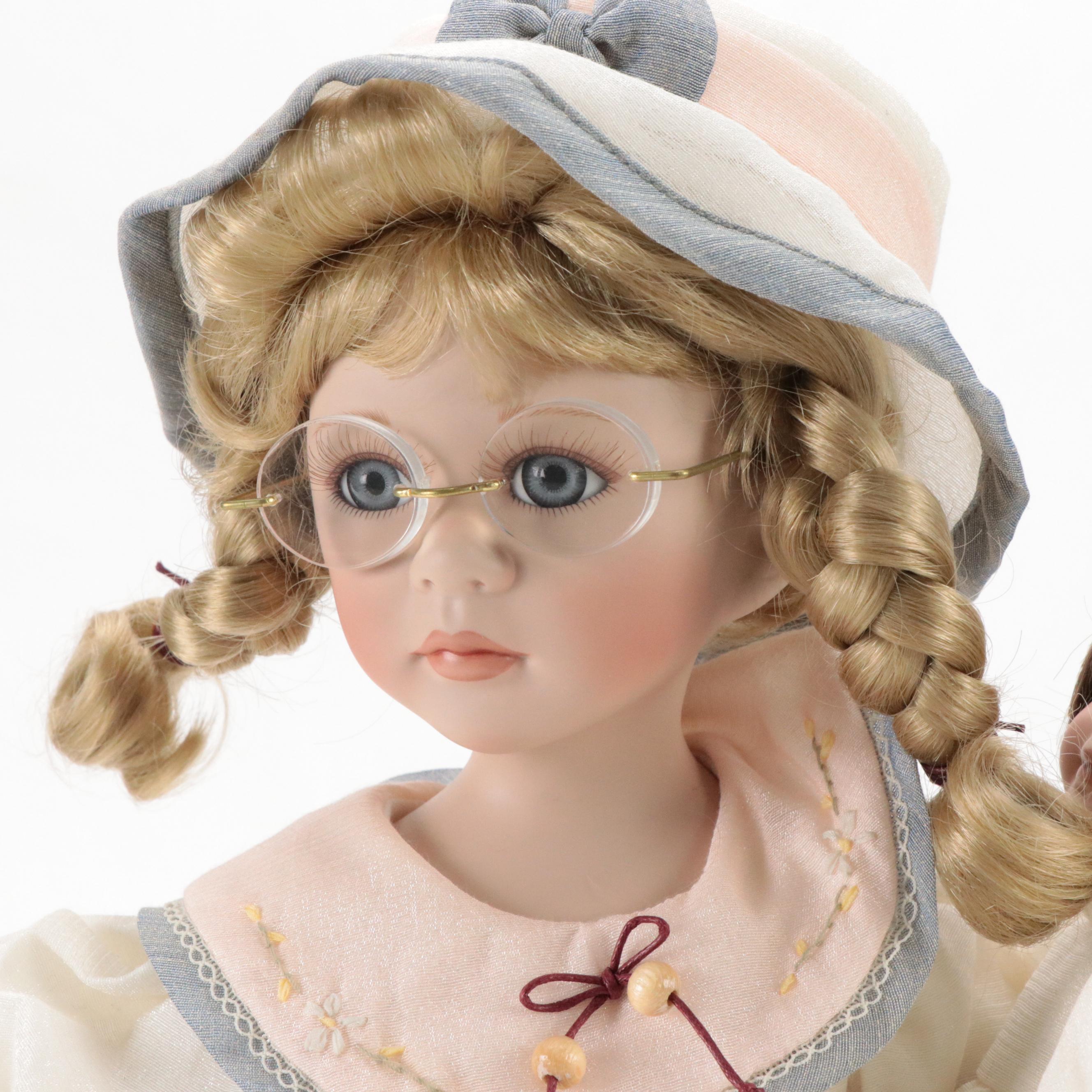 Delton Products Fine Collectibles "Lauren" and Other Porcelain Dolls