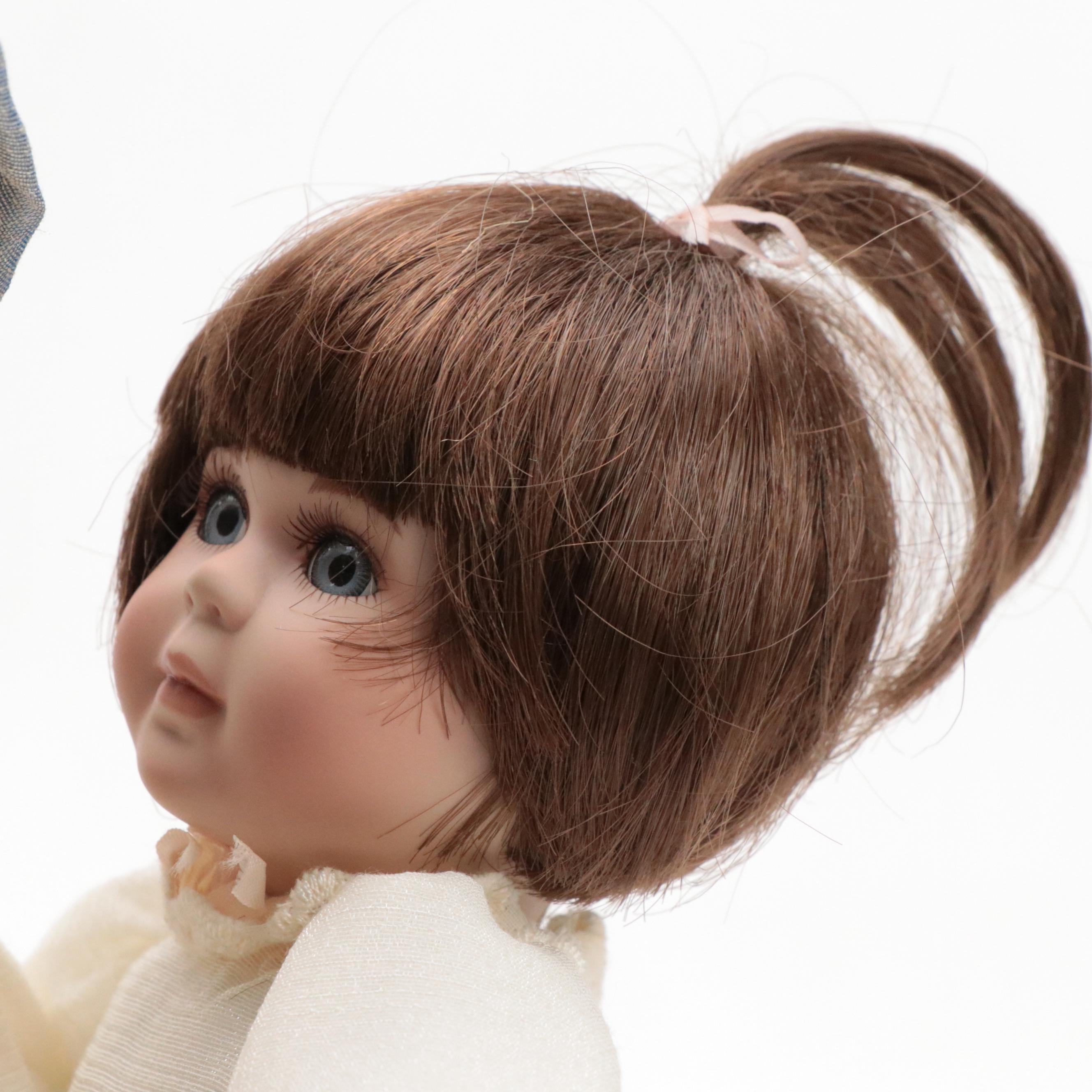 Delton Products Fine Collectibles "Lauren" and Other Porcelain Dolls