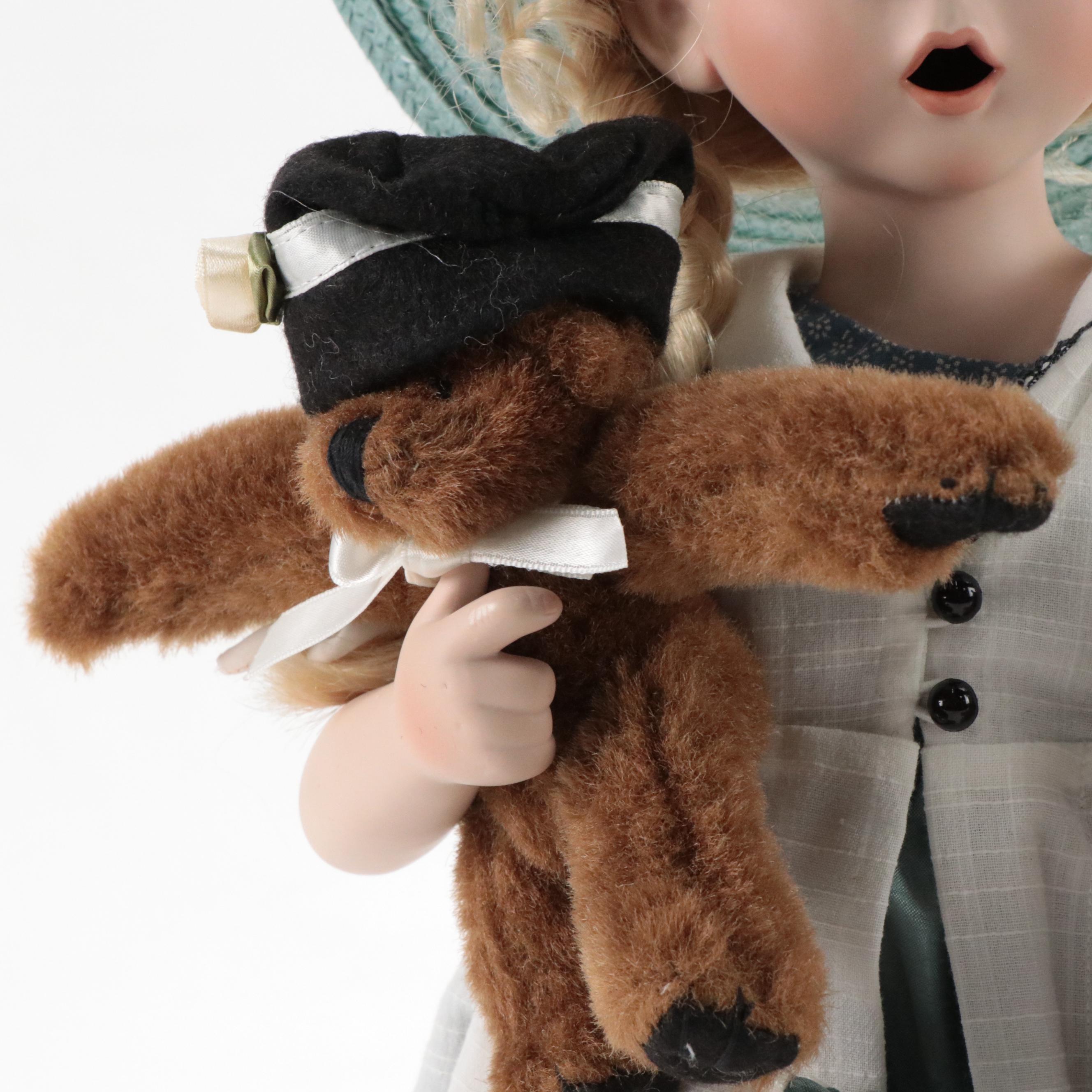 Delton Products Fine Collectibles "Lauren" and Other Porcelain Dolls