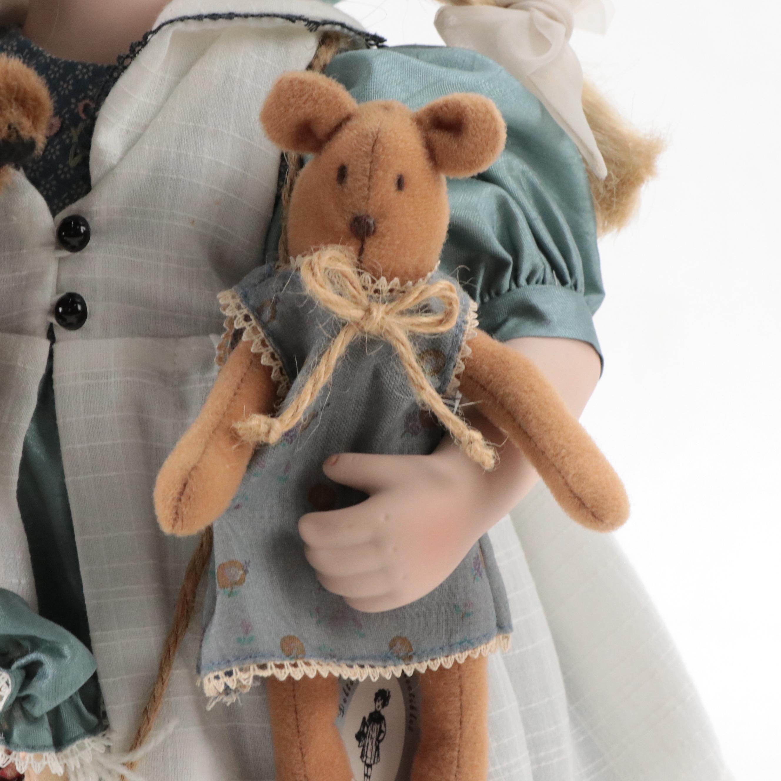 Delton Products Fine Collectibles "Lauren" and Other Porcelain Dolls