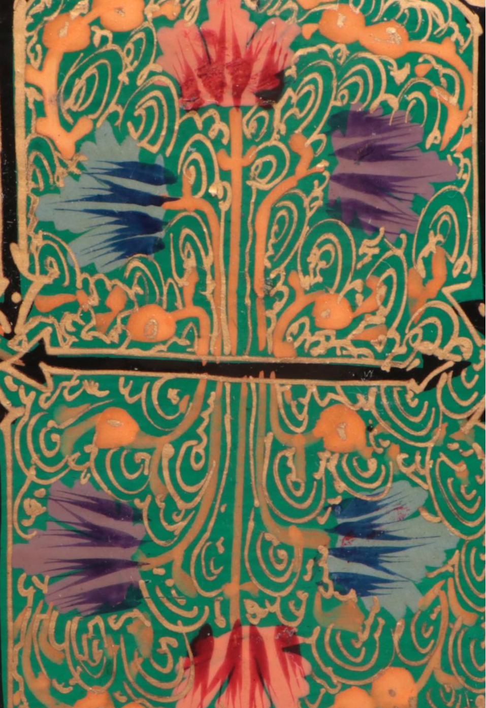 Indian Folk Art Hand-Painted Kashmiri Papier-Mâché Boxes