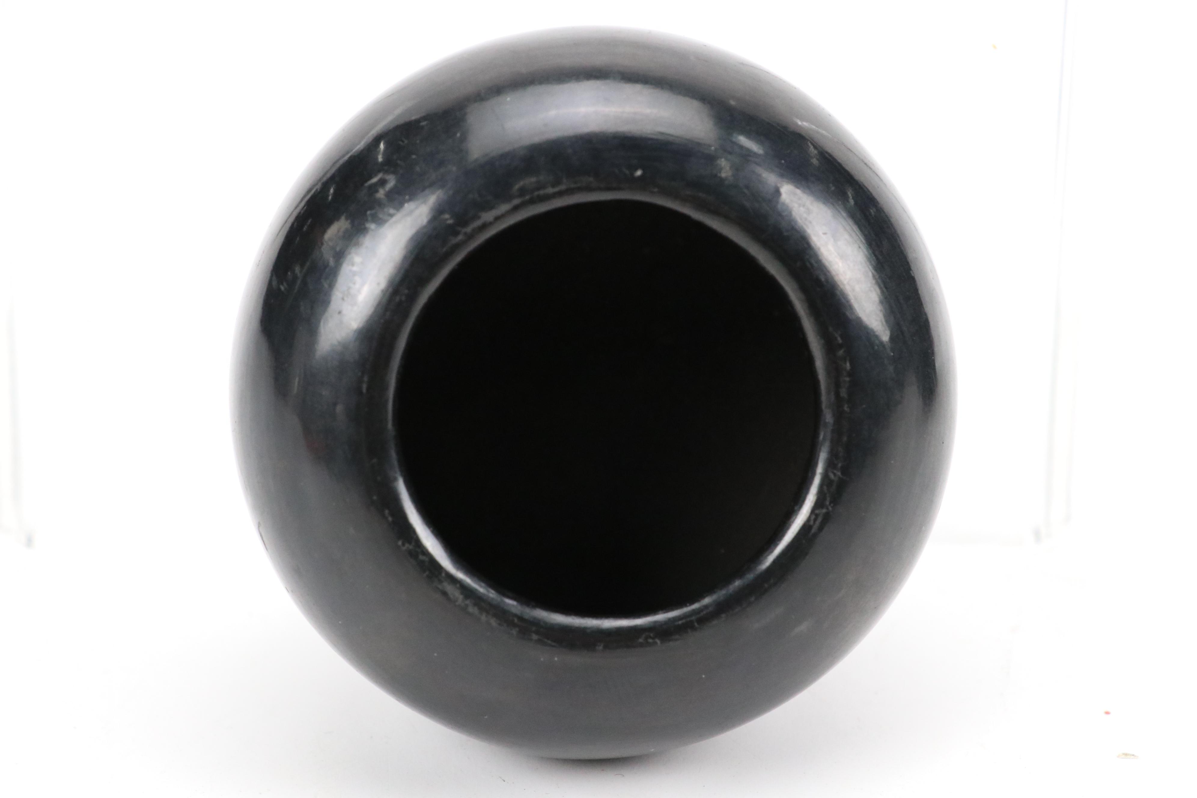 Victor and Naomi Eckleberry and Other Santa Clara Pueblo Blackware Pottery Vases