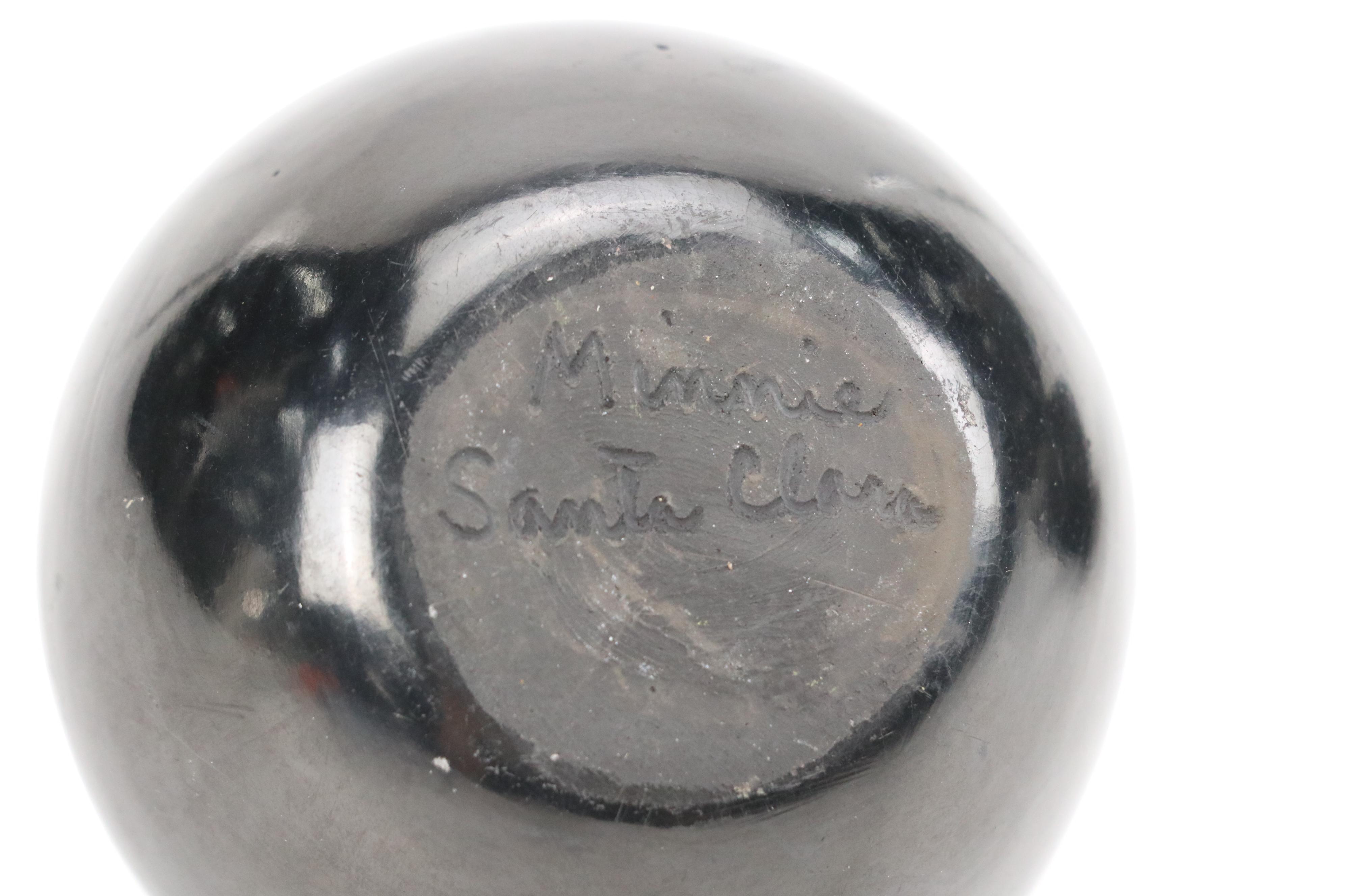 Victor and Naomi Eckleberry and Other Santa Clara Pueblo Blackware Pottery Vases